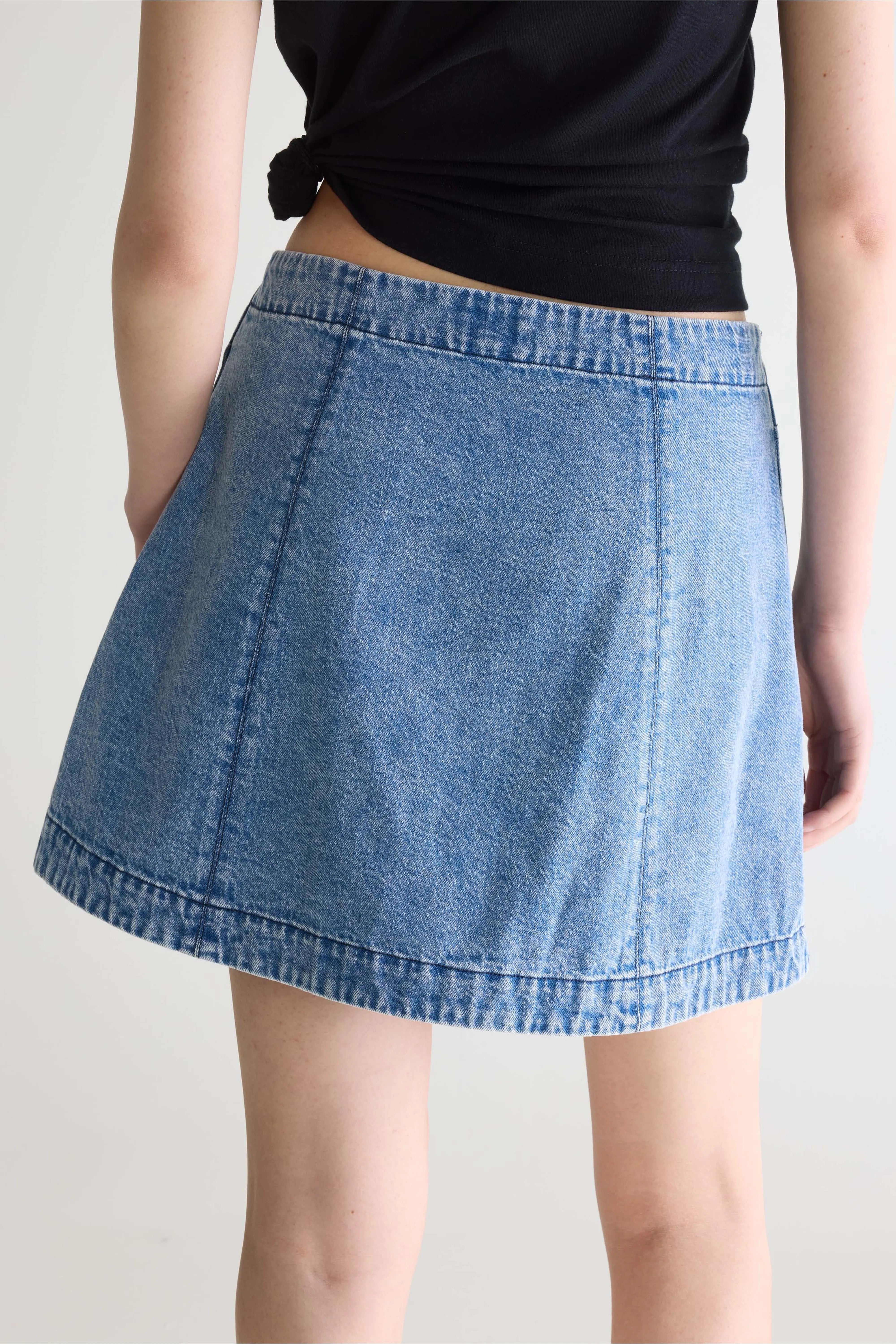 Mini-jupe En Denim Heliaj - Blue / Vintage wash Pour Femme | Bellerose