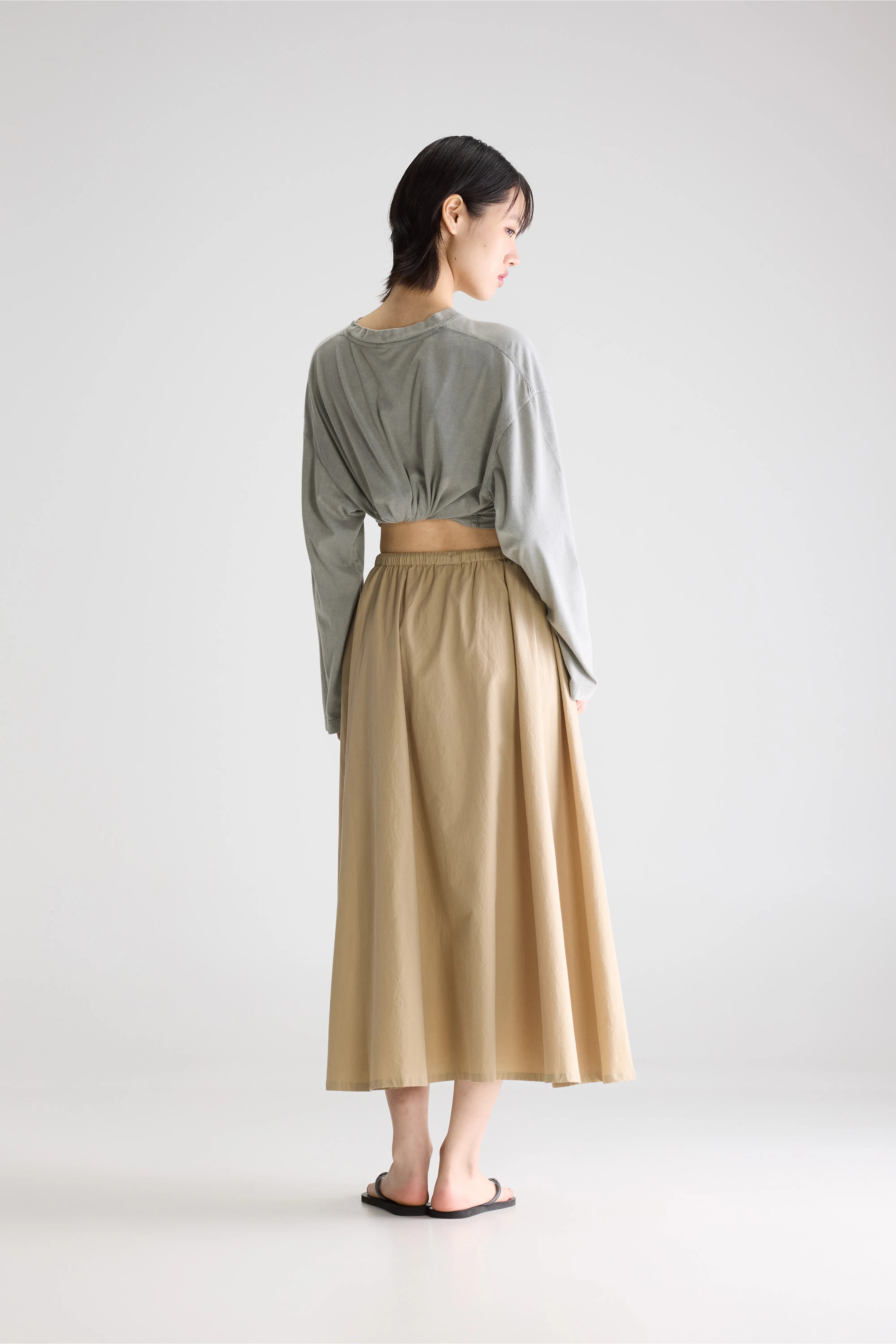 Harlin Relaxed Midi-rok - Clay Voor Dames | Bellerose