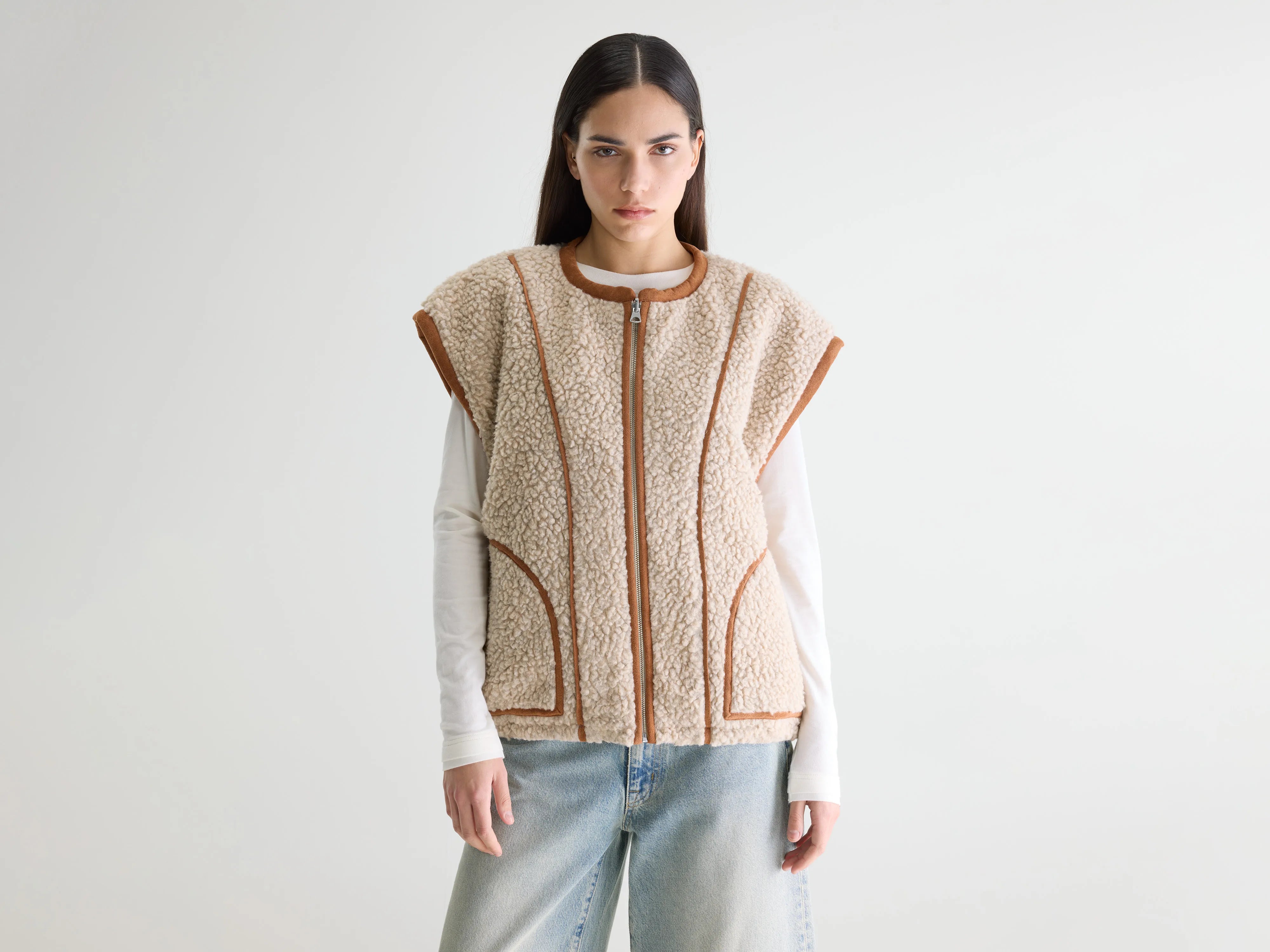 Jandi shearling bodywarmer (261 / W / COMBO A)