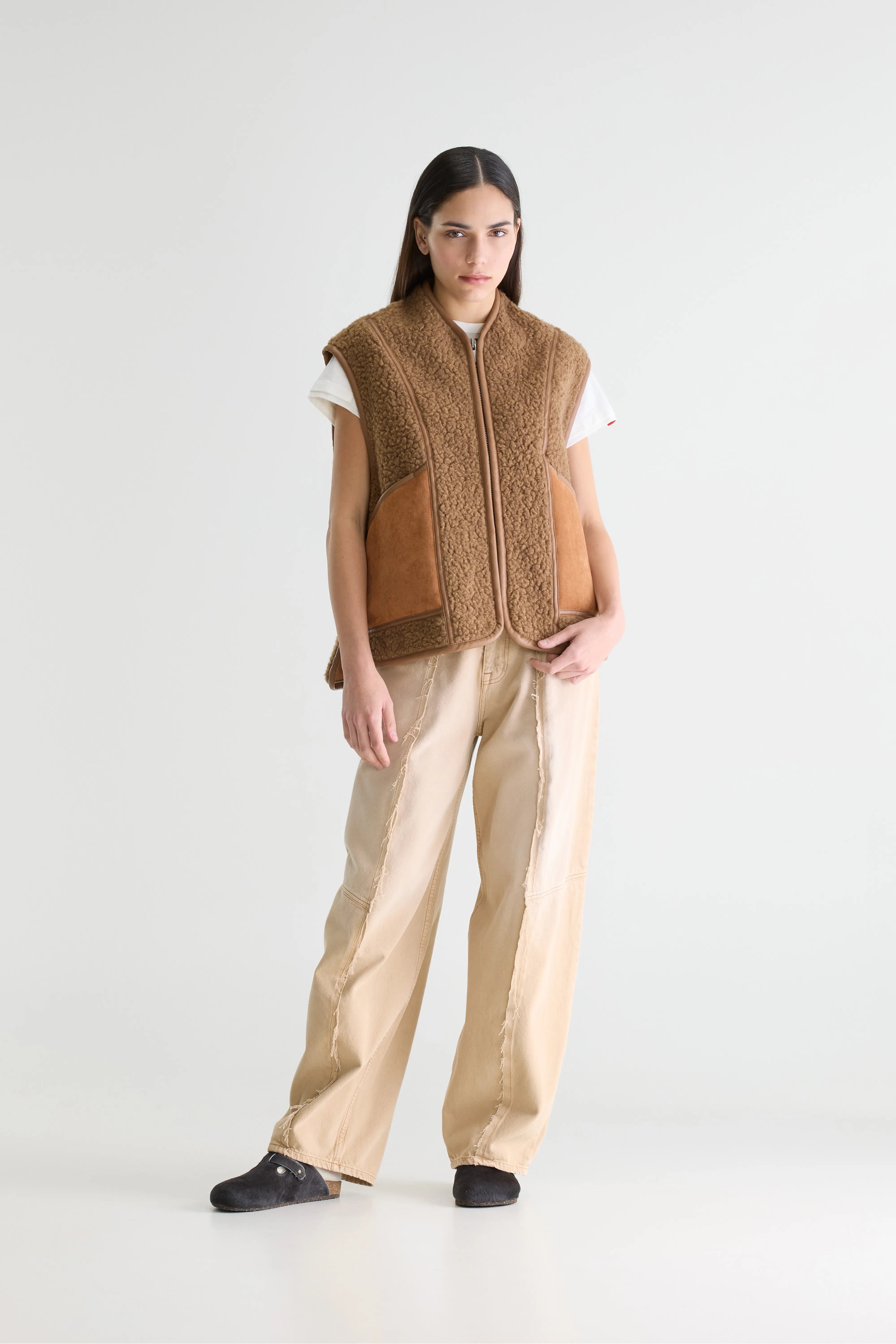 Jinas shearling bodywarmer (261 / W / COMBO A)