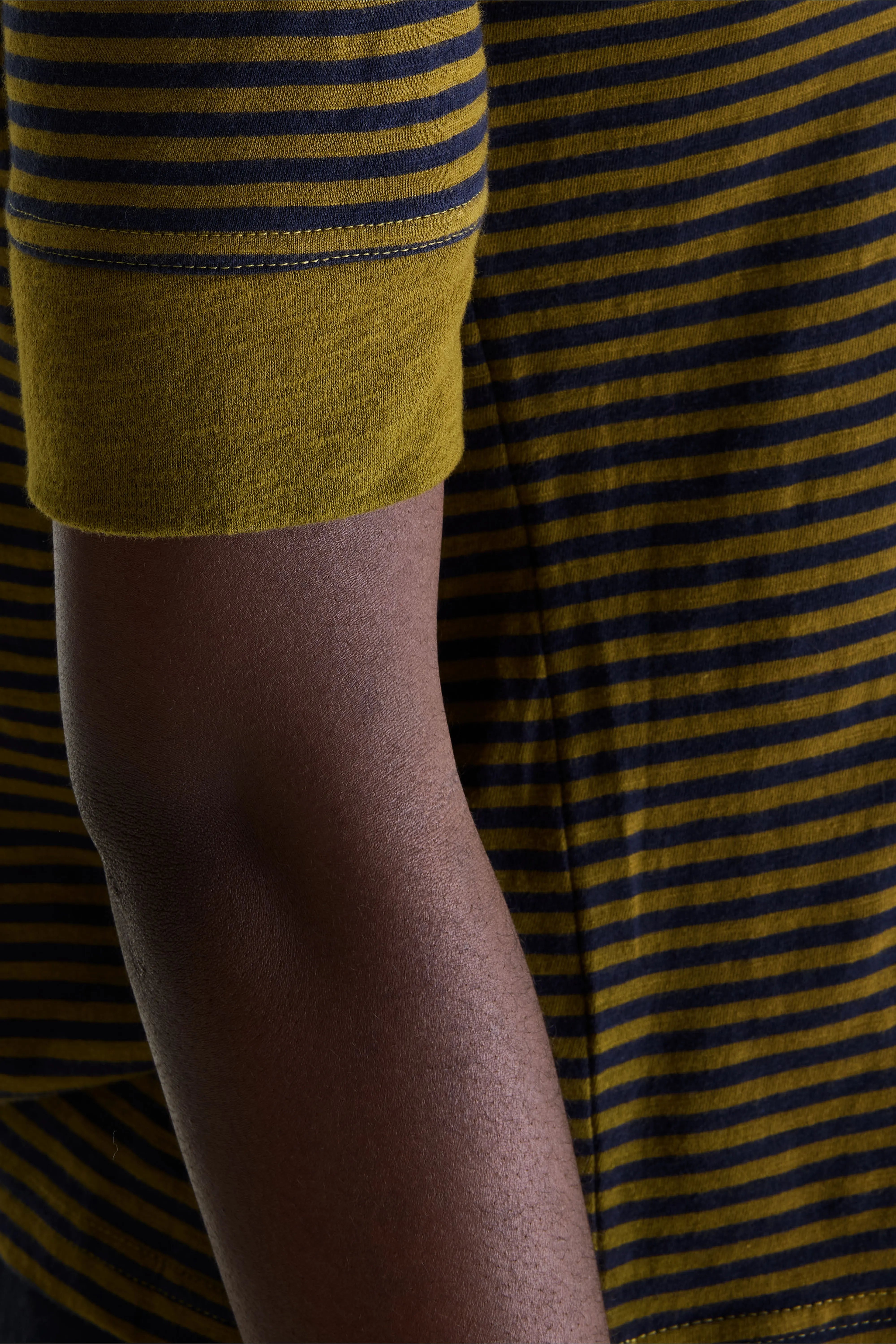 T-shirt slim à rayures Cias (261 / W / STRIPE B)