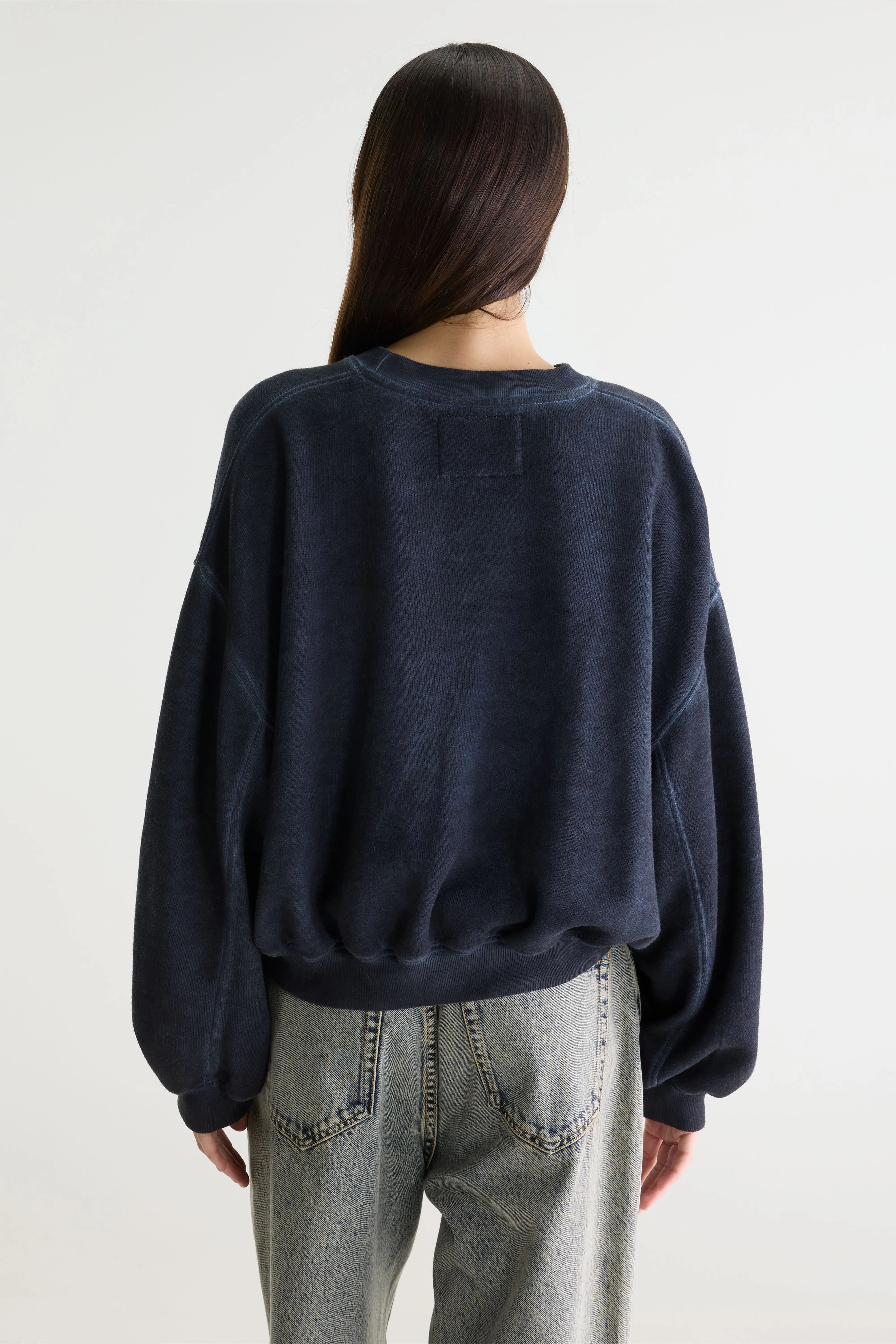 Sweatshirt Cropped Fancy - Navy Pour Femme | Bellerose