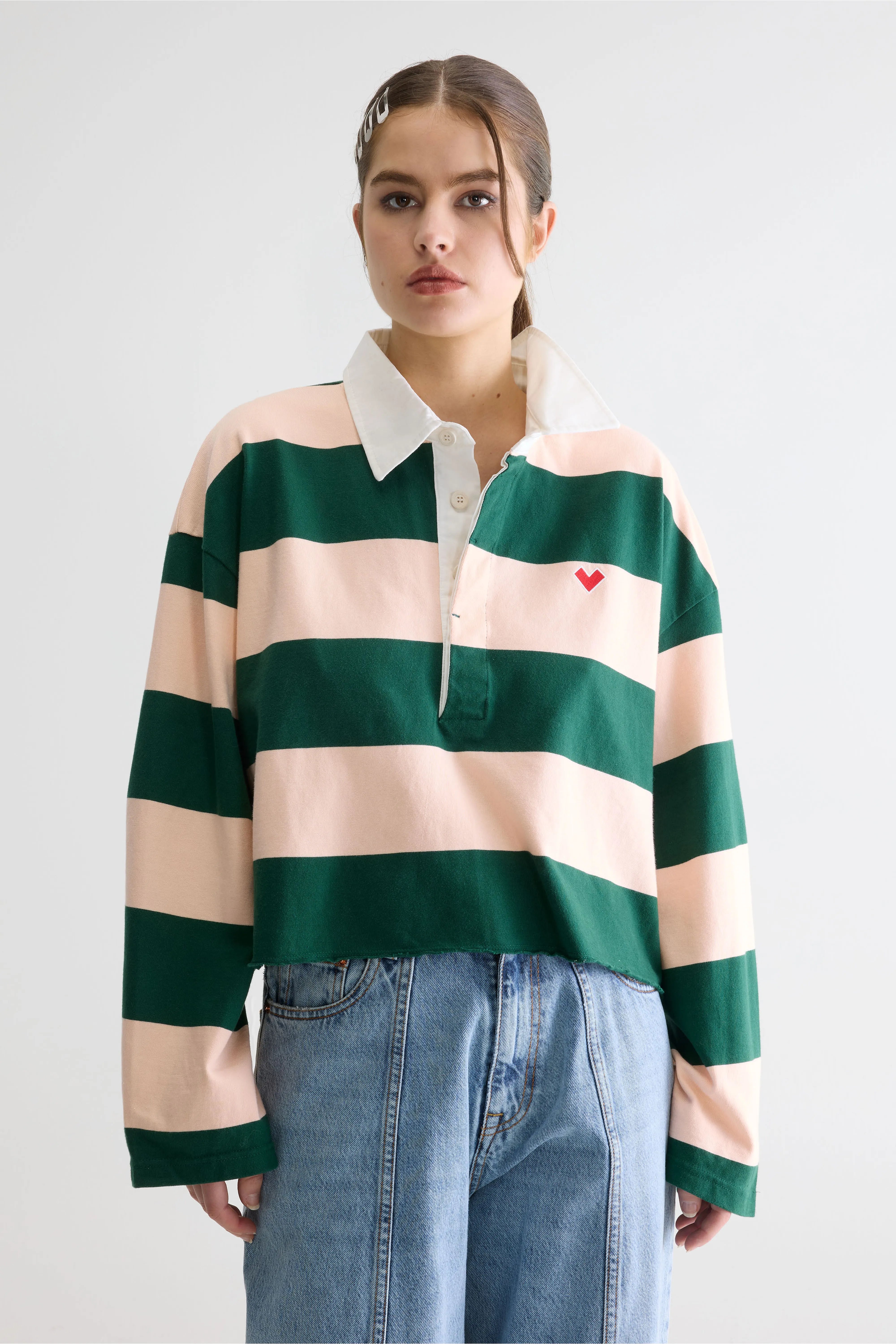 Polo Rayé Felito - Babe / Bottle Pour Femme | Bellerose