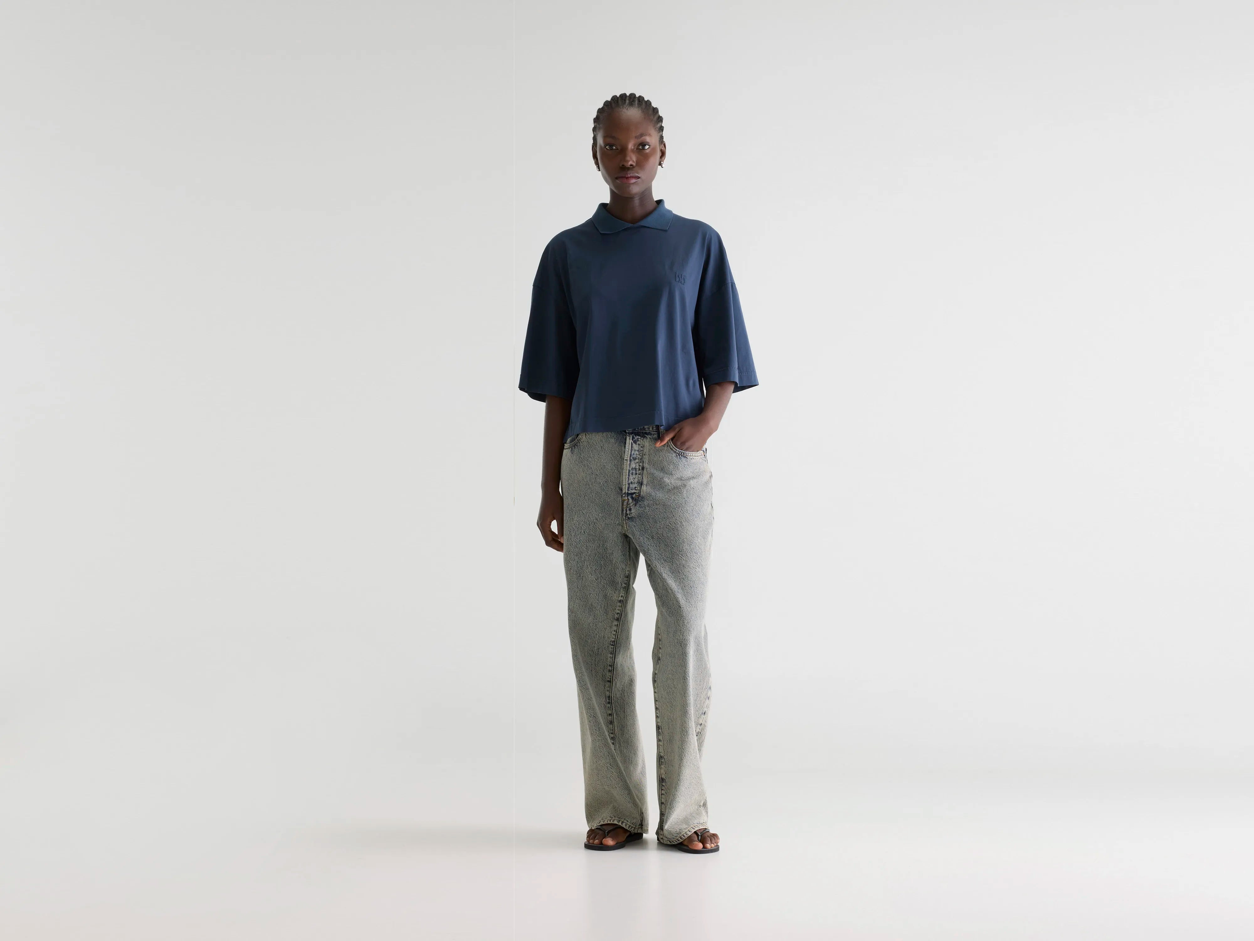 Frey polo-collar t-shirt (261 / W / PARKER)