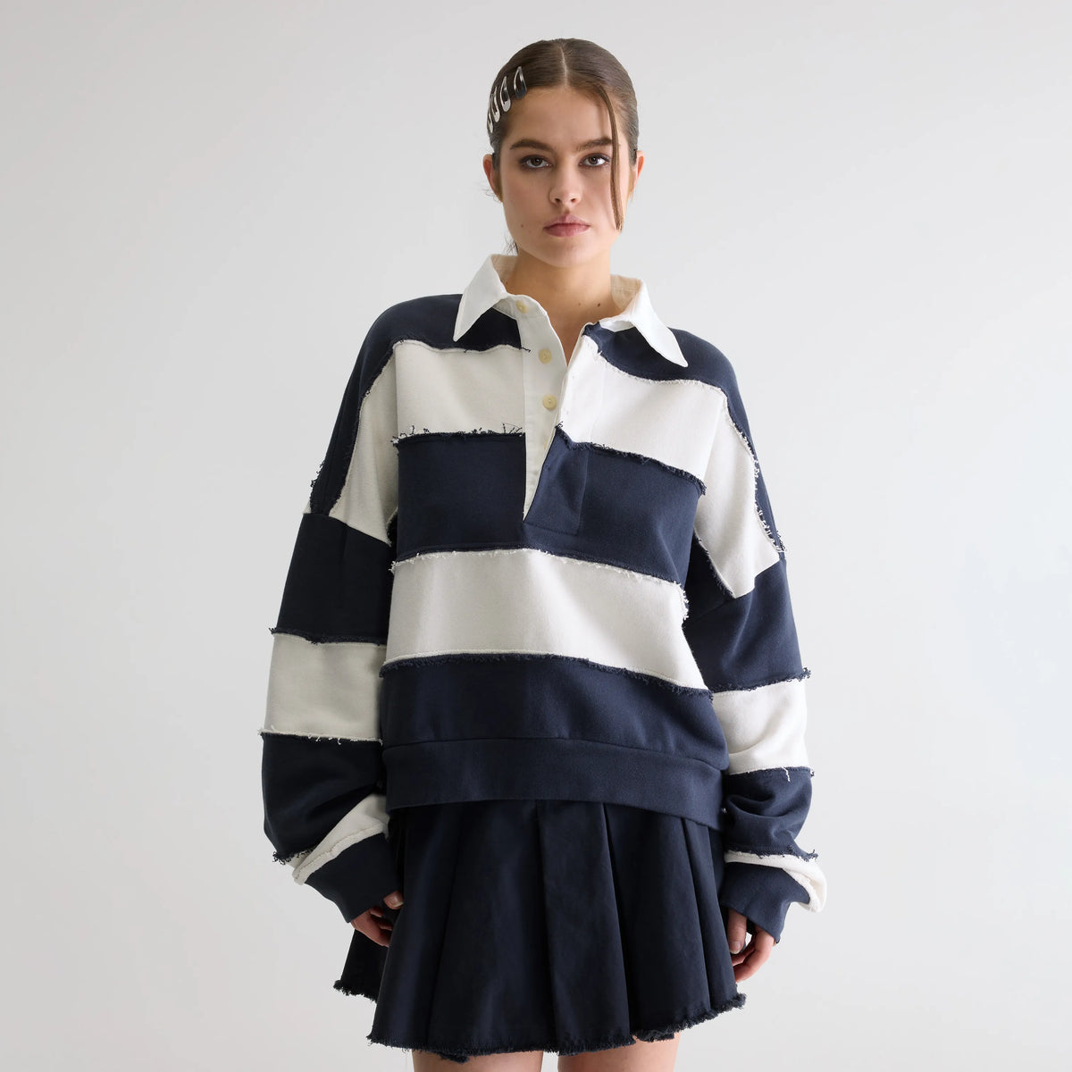 BELVET Striped Rugby Shirt 即完品 BELVET Striped Rugby Shirt 即完品 【公式通販】