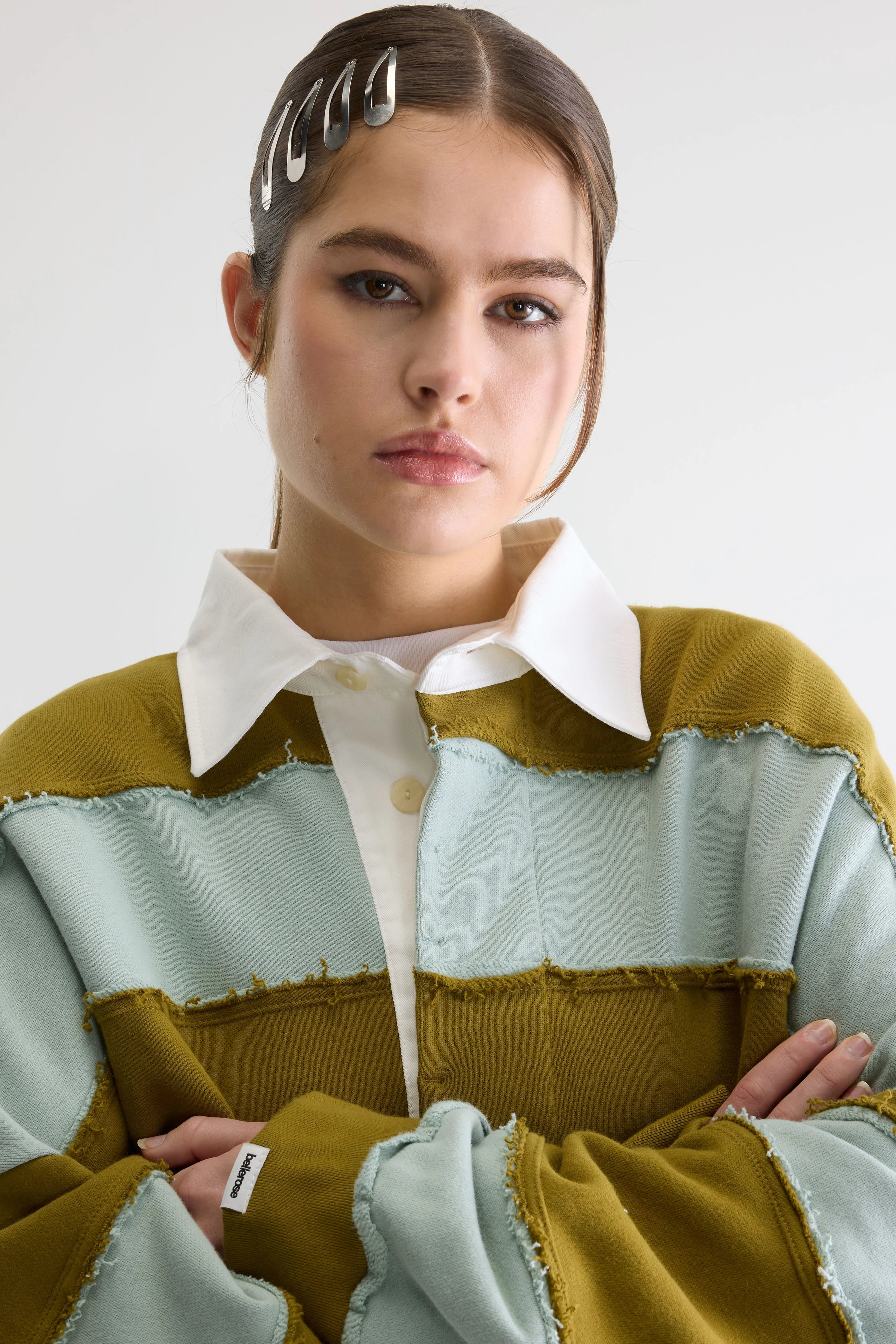 Furen striped rugby sweatshirt (261 / W / COMBO B)