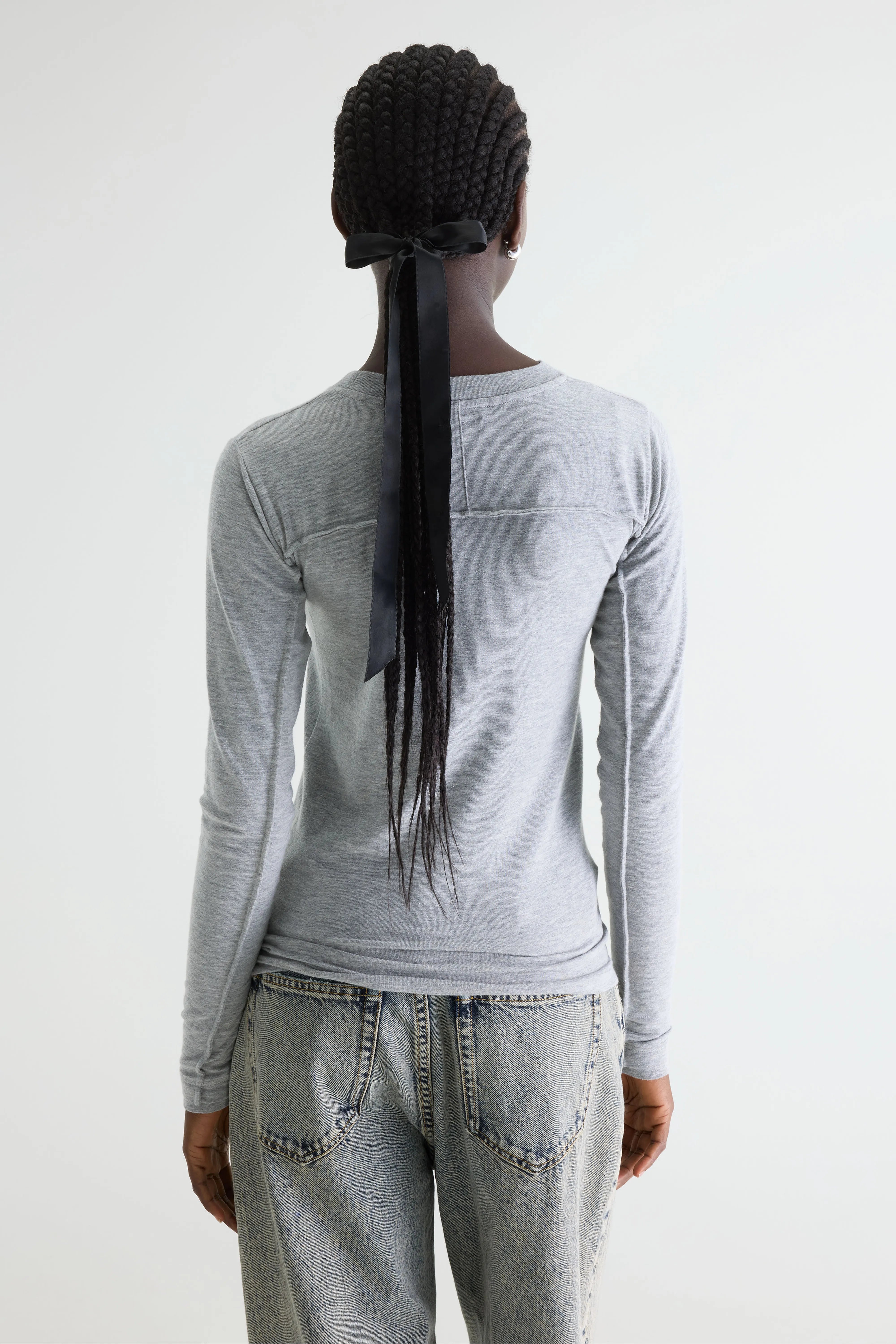 T-shirt À Manches Longues Mendy - H. grey Pour Femme | Bellerose