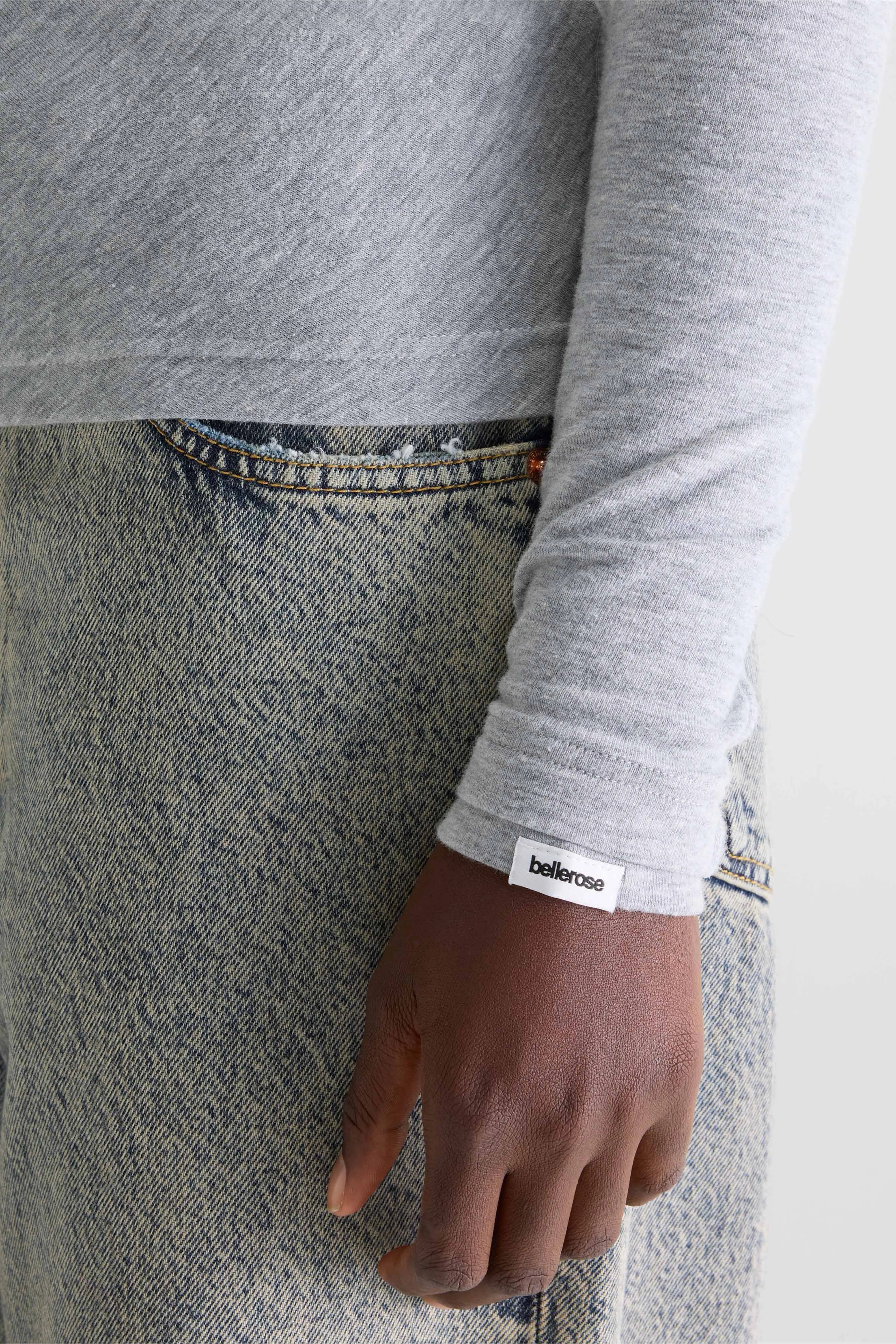 T-shirt à manches longues Mendy (261 / W / H. GREY)