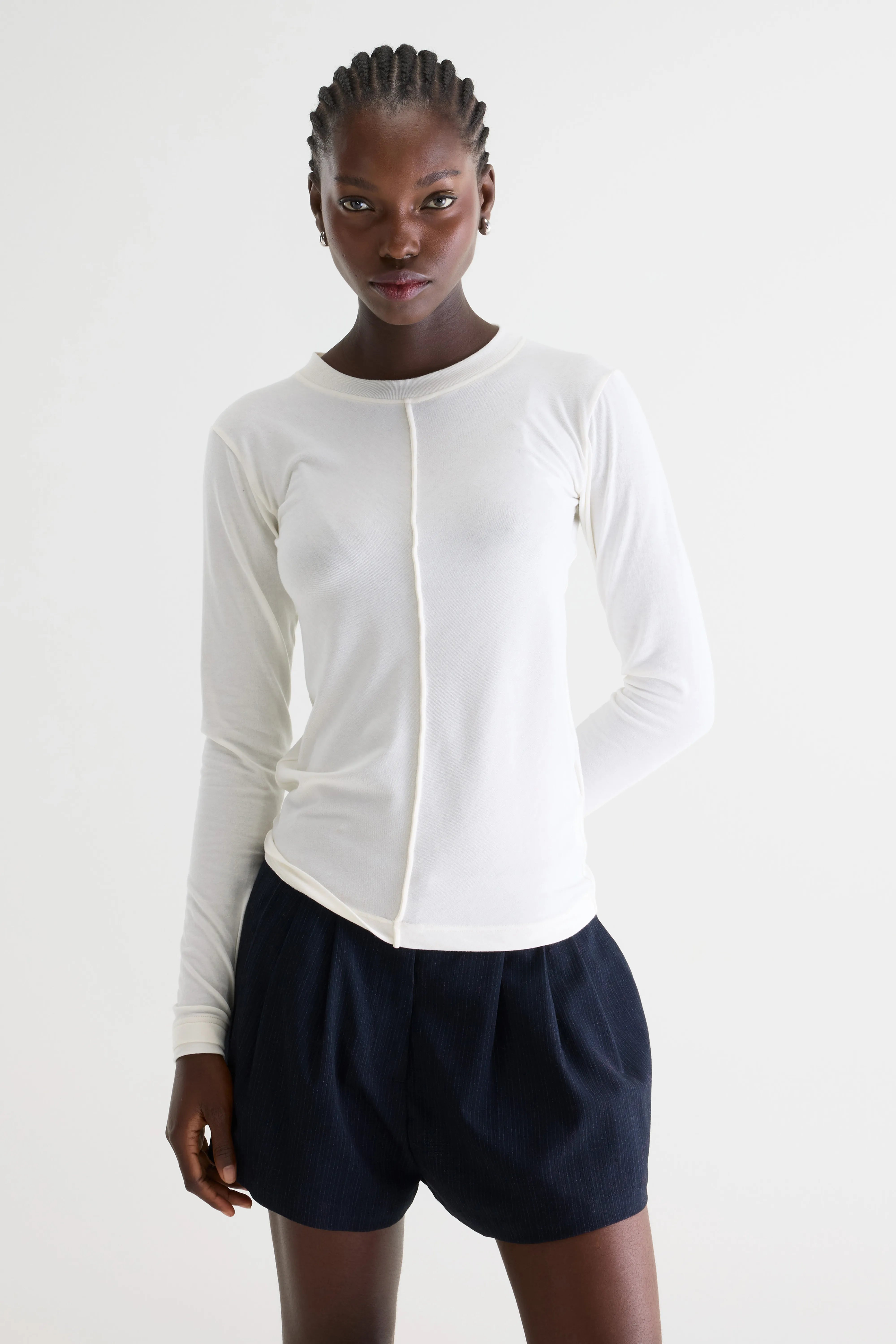 T-shirt À Manches Longues Mendy - Natural Pour Femme | Bellerose