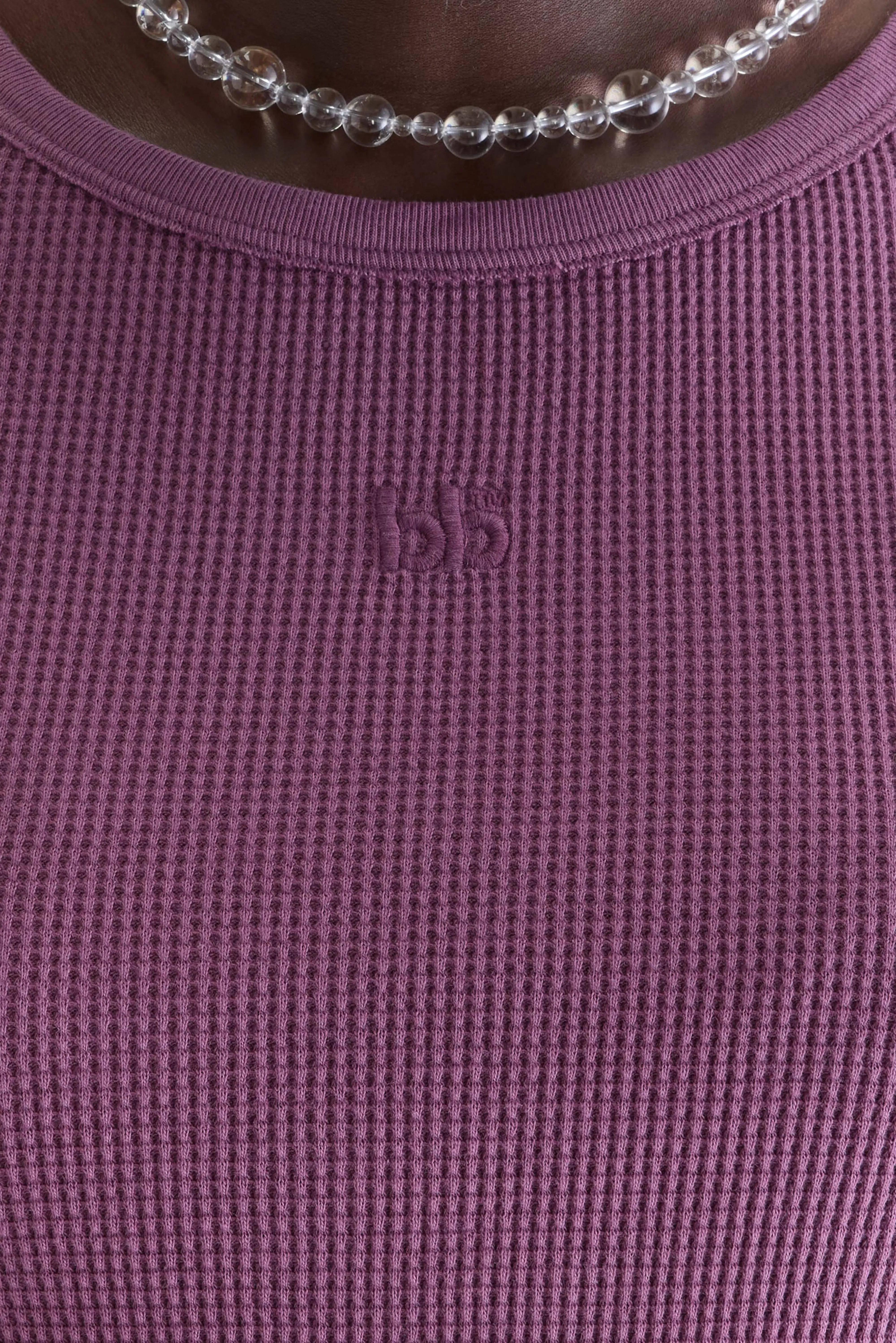 T-shirt côtelé Mali (261 / W / CROCUS)