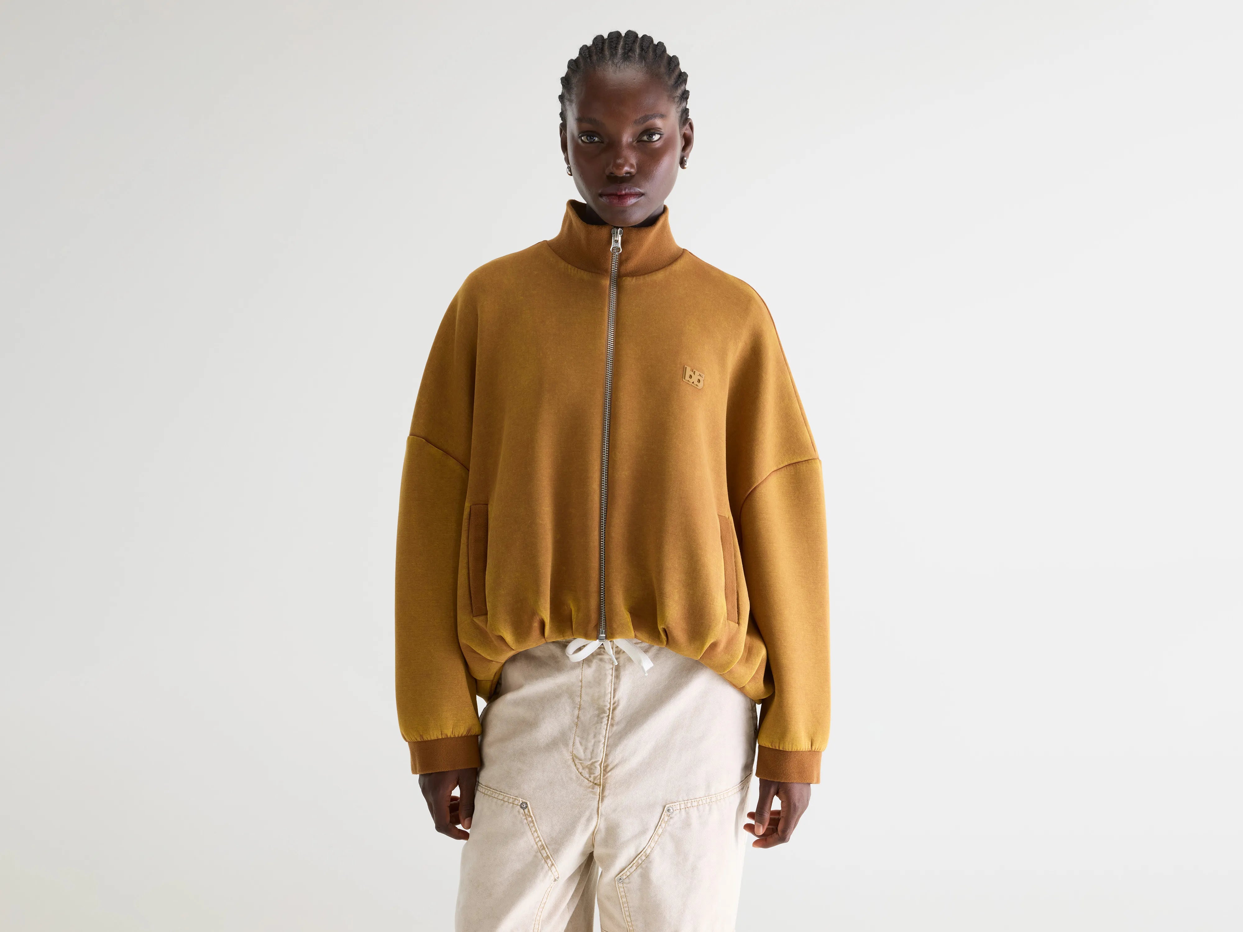 Sweatshirt zippé Tallis (261 / W / CARAMEL)