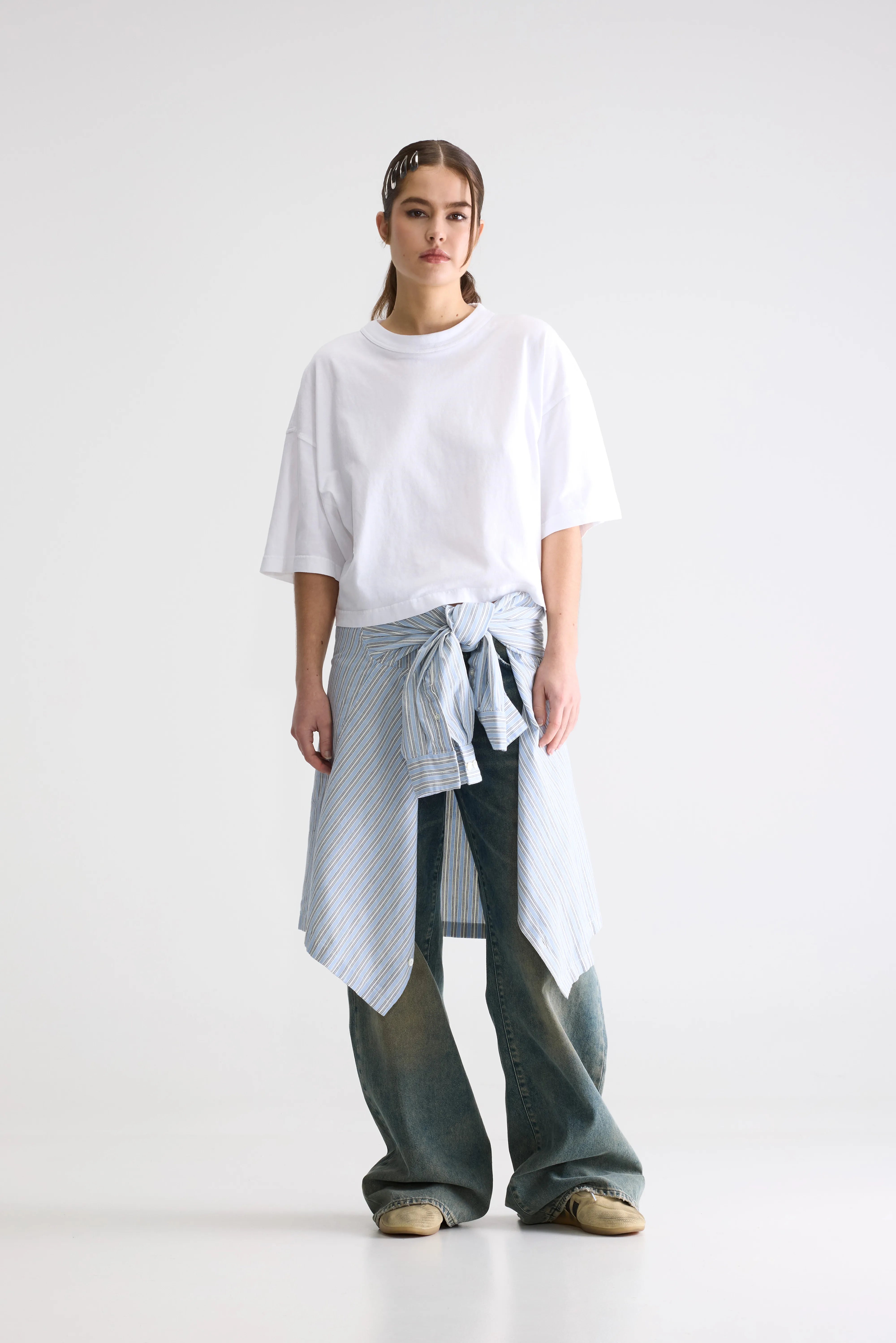 T-shirt À Manches Courtes Voss - White Pour Femme | Bellerose