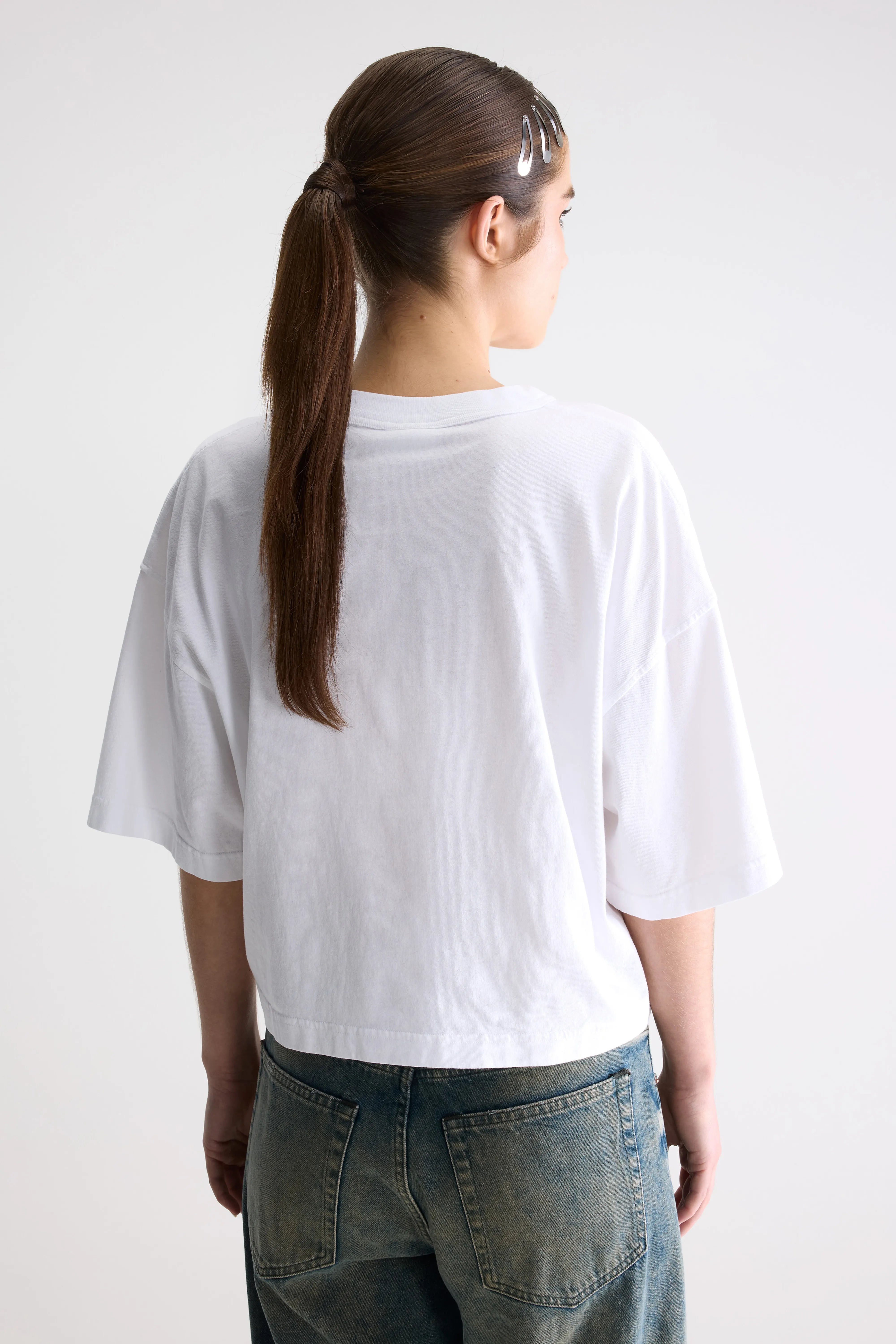 T-shirt À Manches Courtes Voss - White Pour Femme | Bellerose