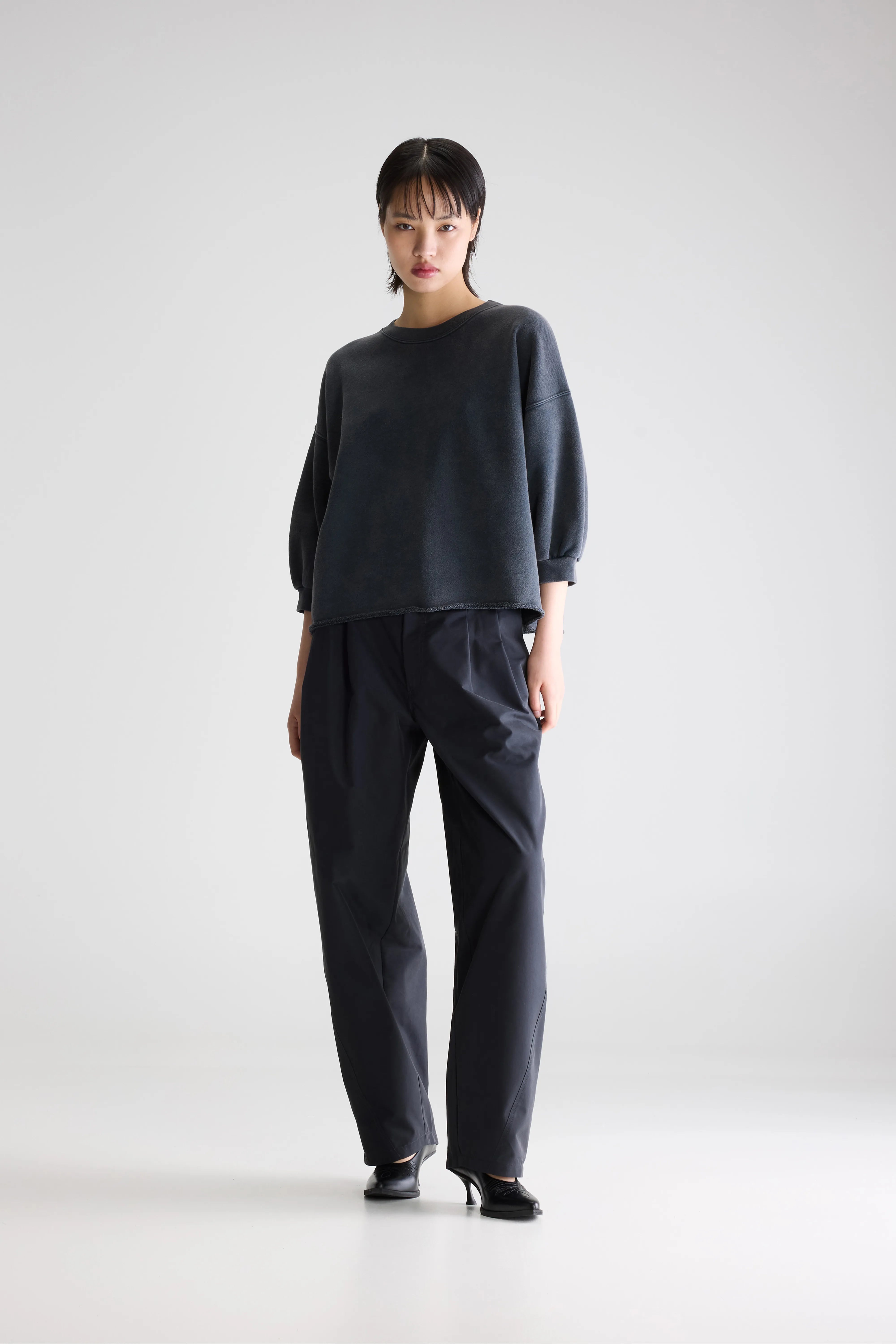 Vicske Crewneck Sweatshirt - Meteorite For Women | Bellerose