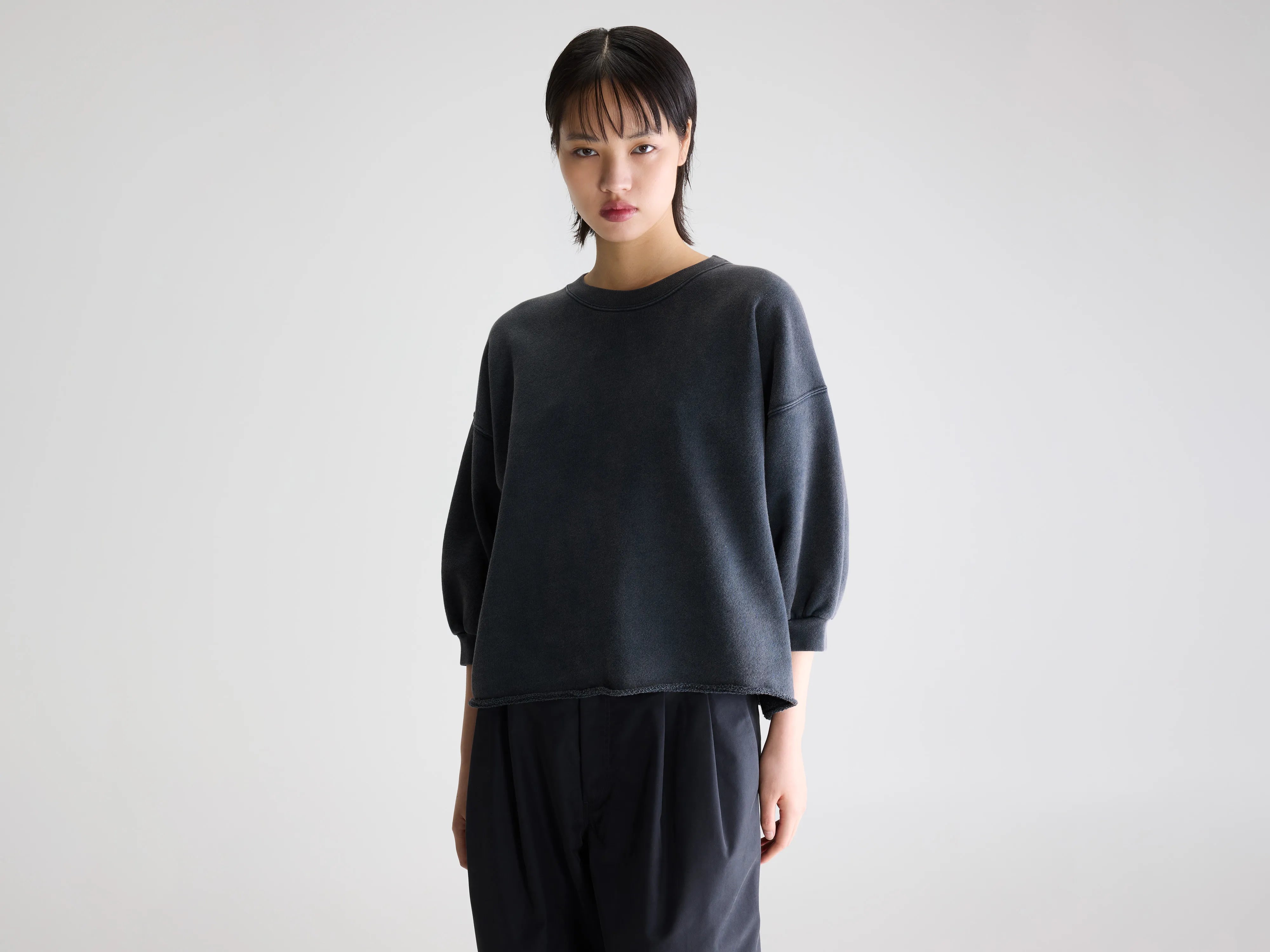 Vicske Crewneck Sweatshirt - Meteorite For Women | Bellerose
