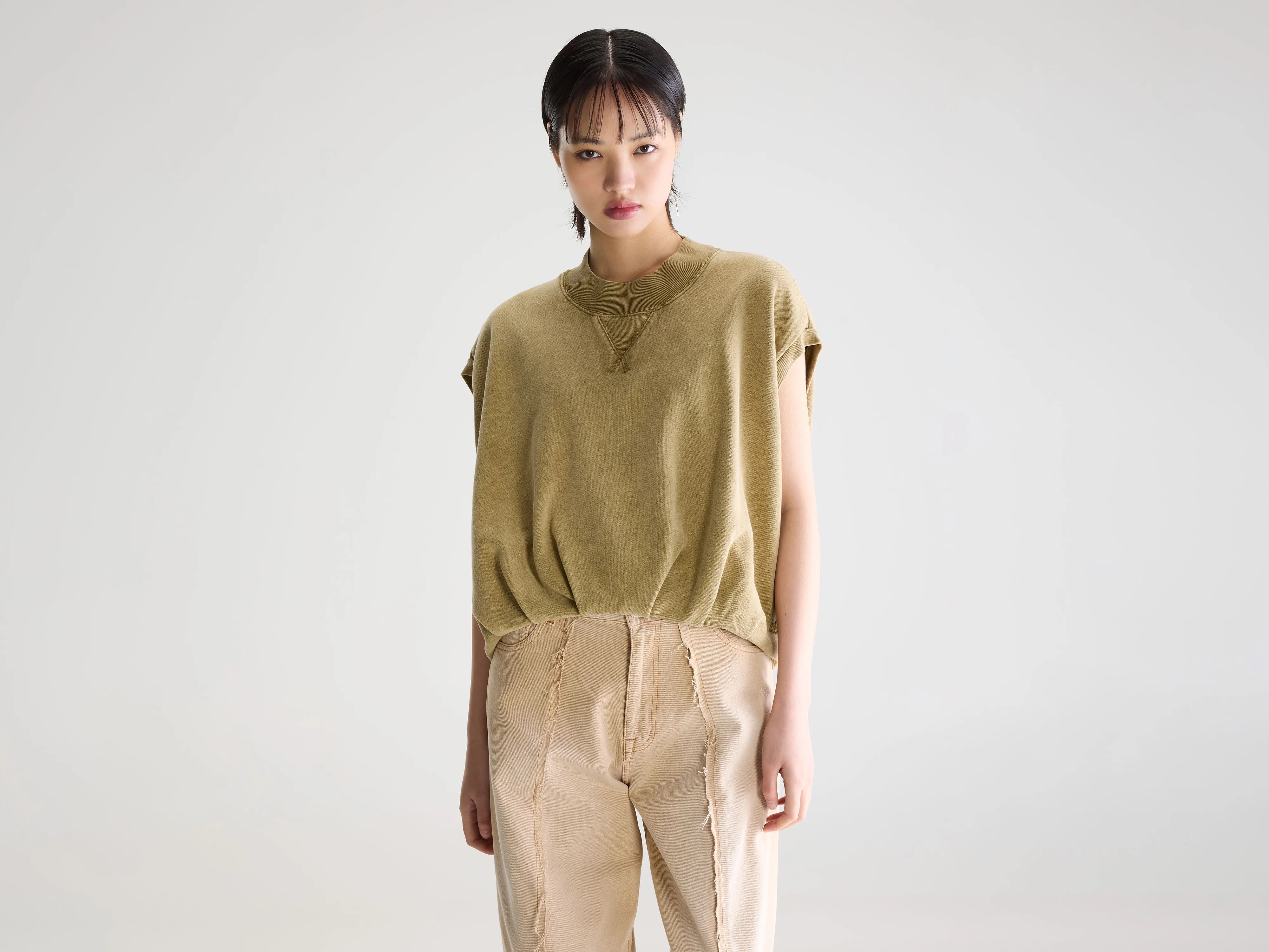 Fytom mouwloos sweatshirt (261 / W / VETIVER)