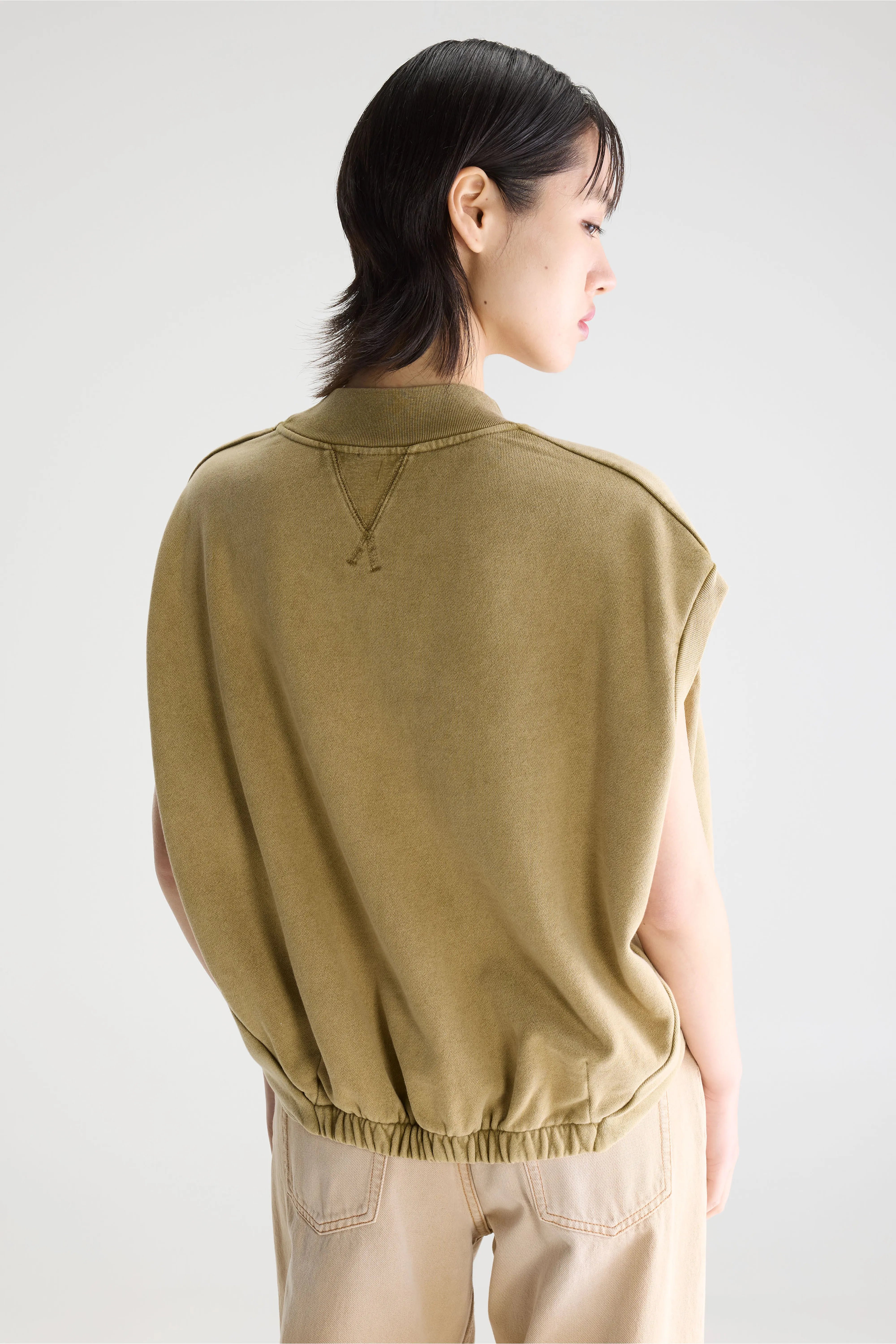 Fytom mouwloos sweatshirt (261 / W / VETIVER)