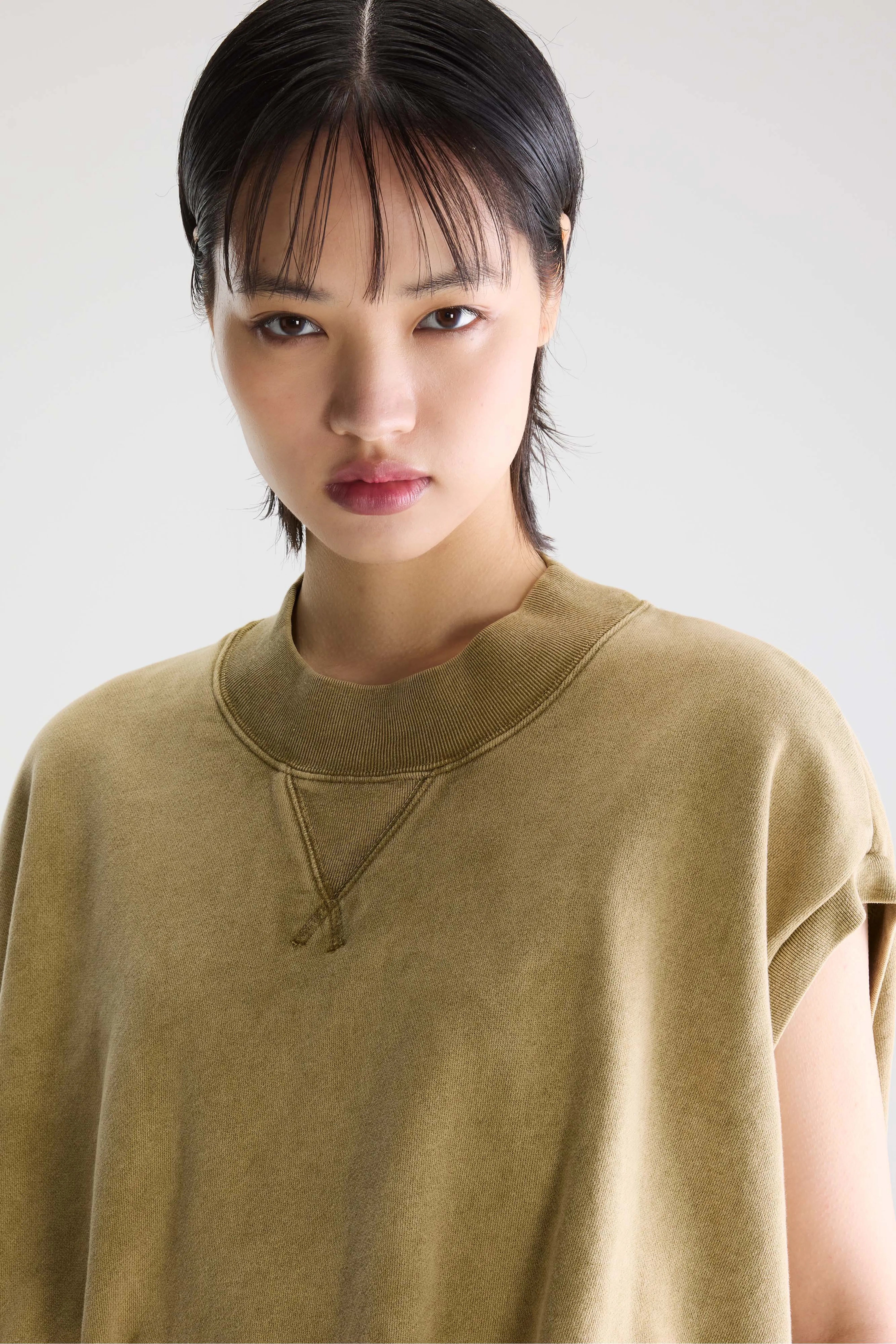 Fytom mouwloos sweatshirt (261 / W / VETIVER)