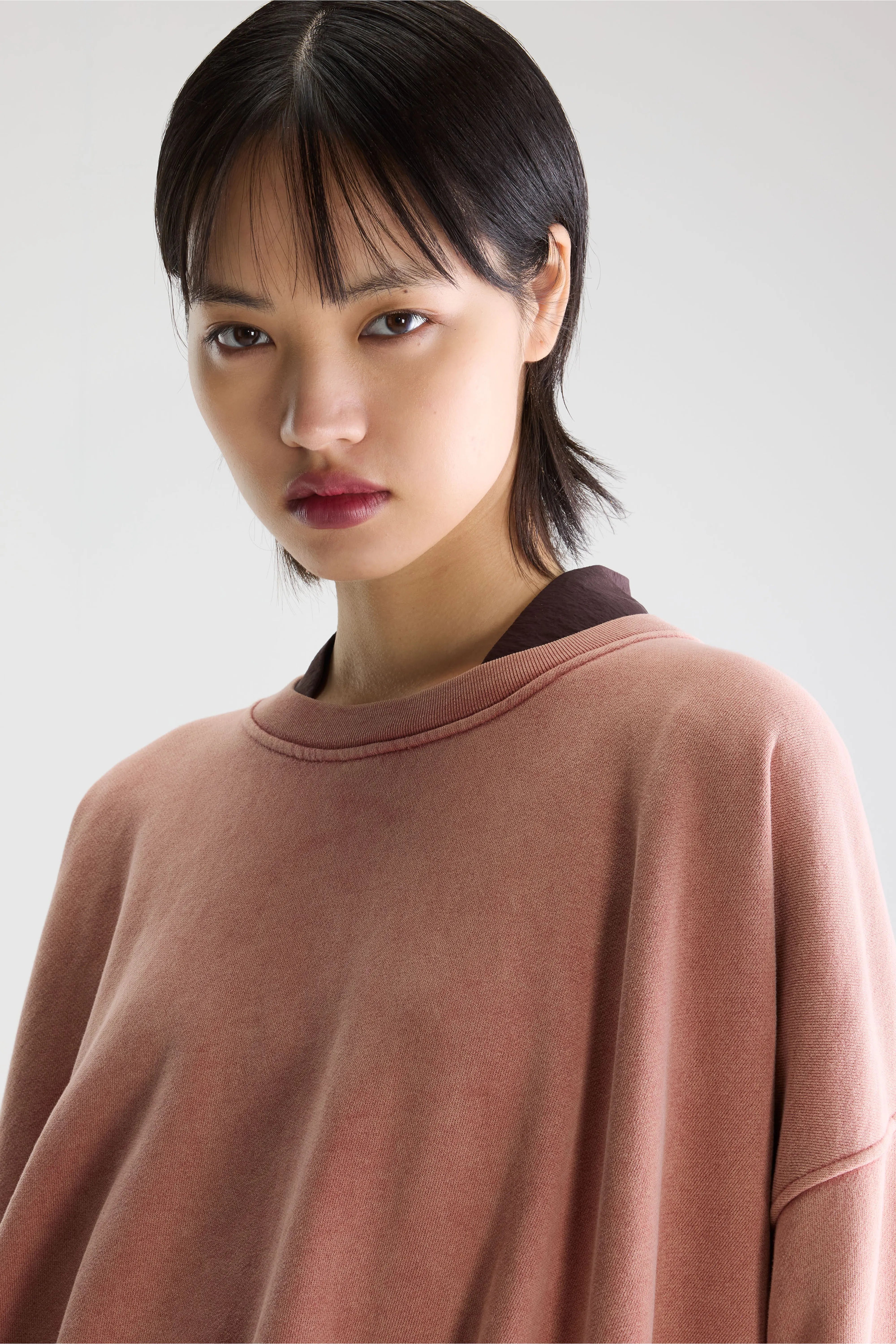 Finko cropped sweatshirt (261 / W / ETRUSCAN RED)