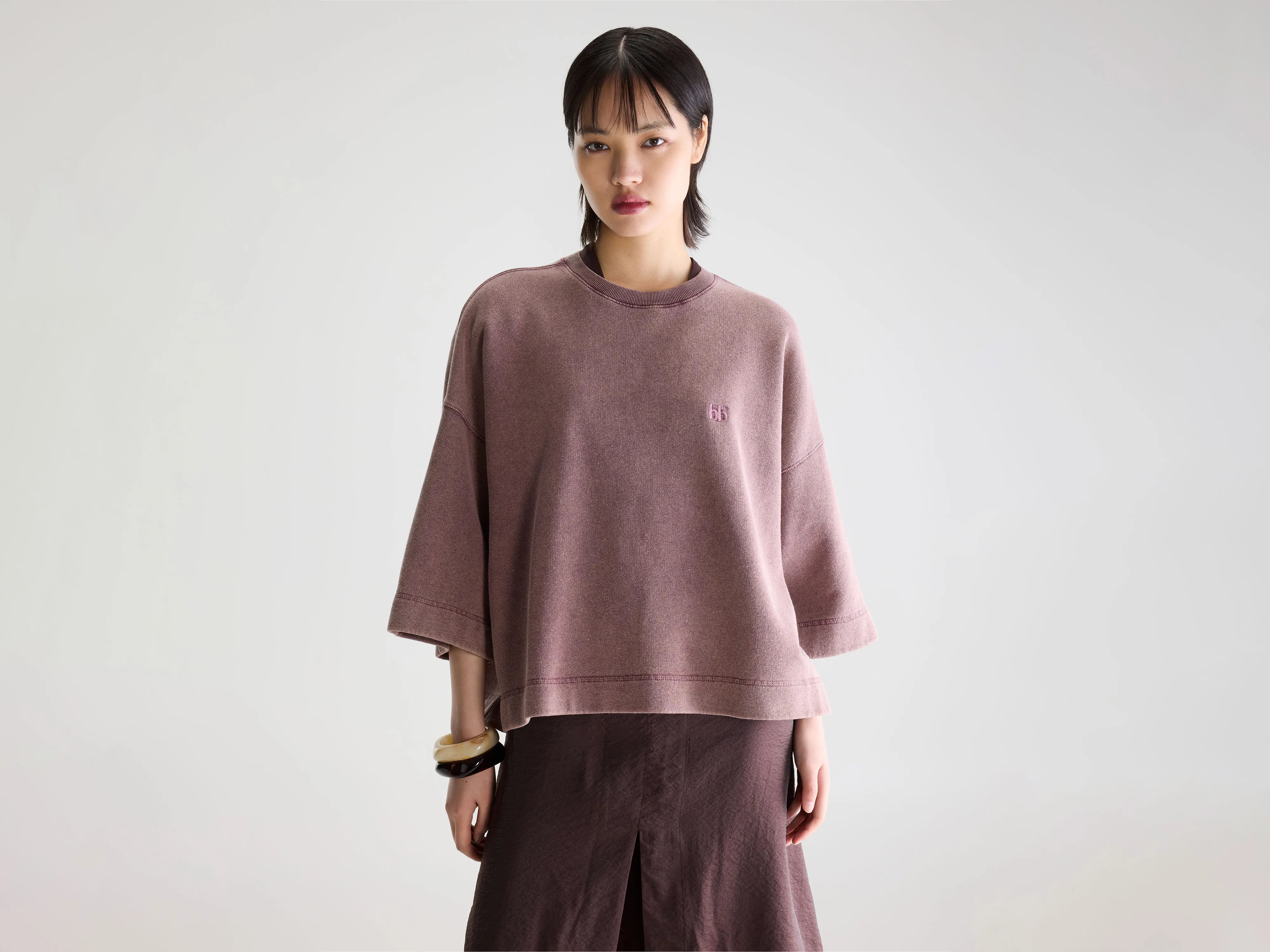 Sweatshirt à manches courtes Farlol  (261 / W / WINE)