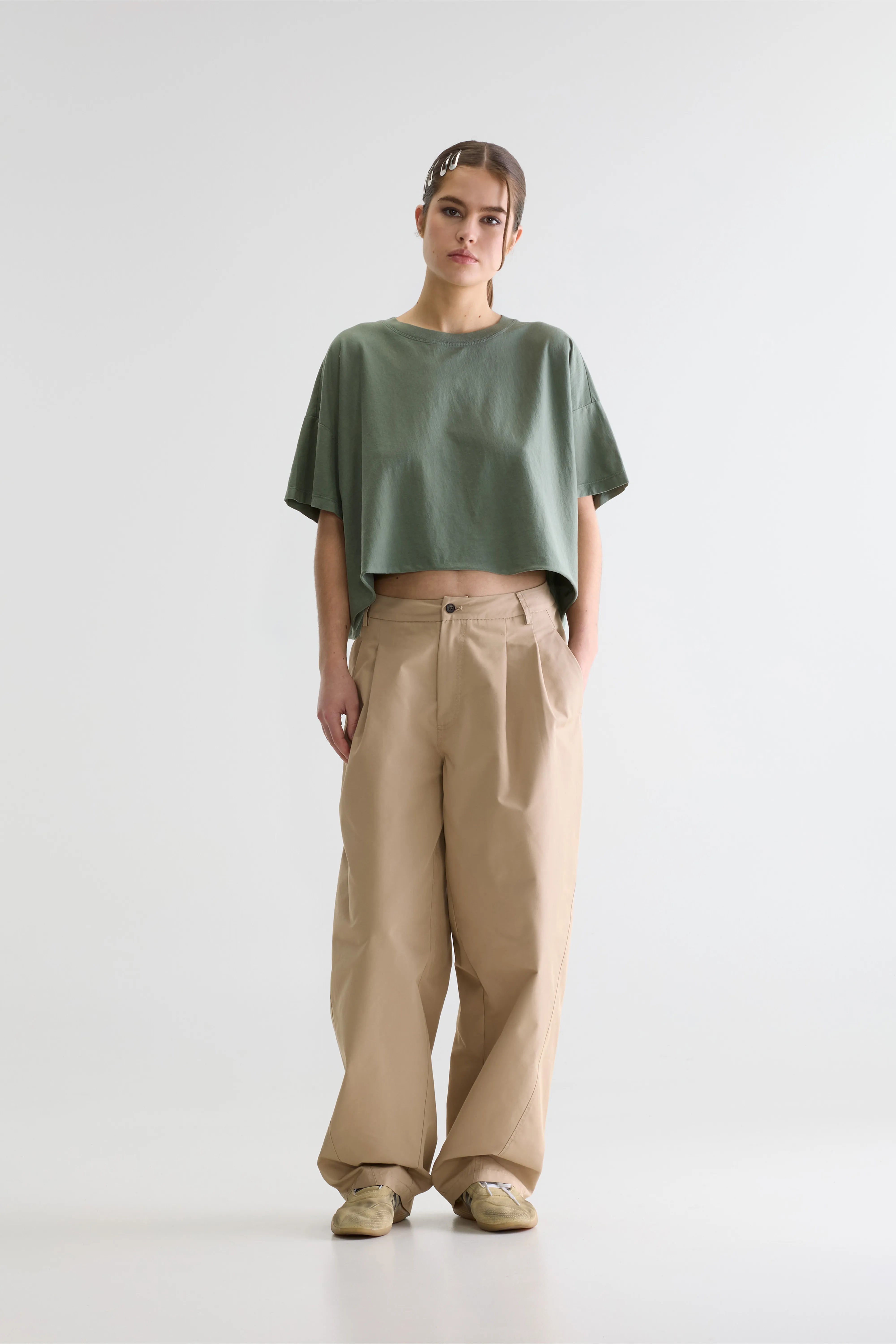 T-shirt Court Farpy - Thyme Pour Femme | Bellerose