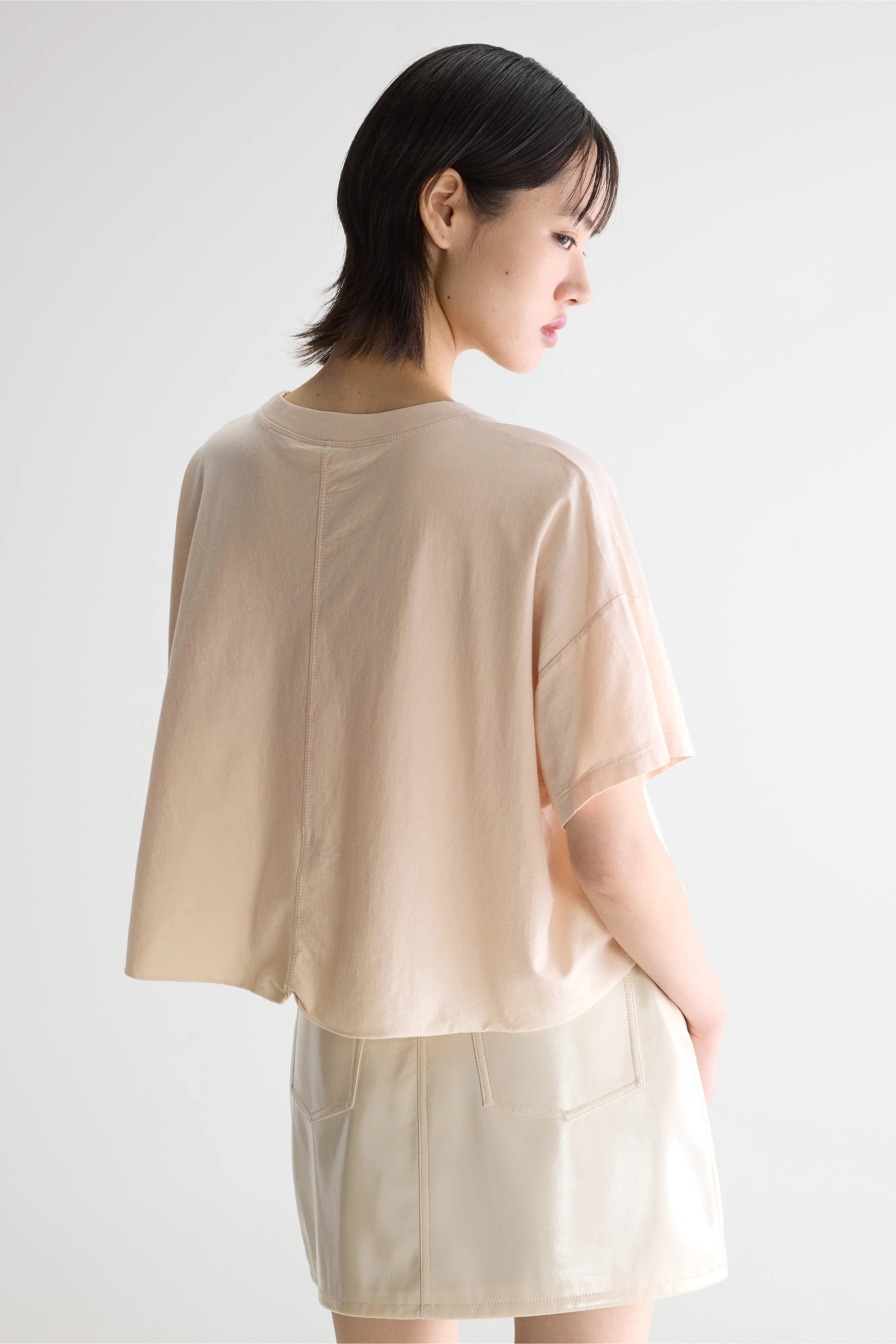 Farpy cropped t-shirt (261 / W / BABE)