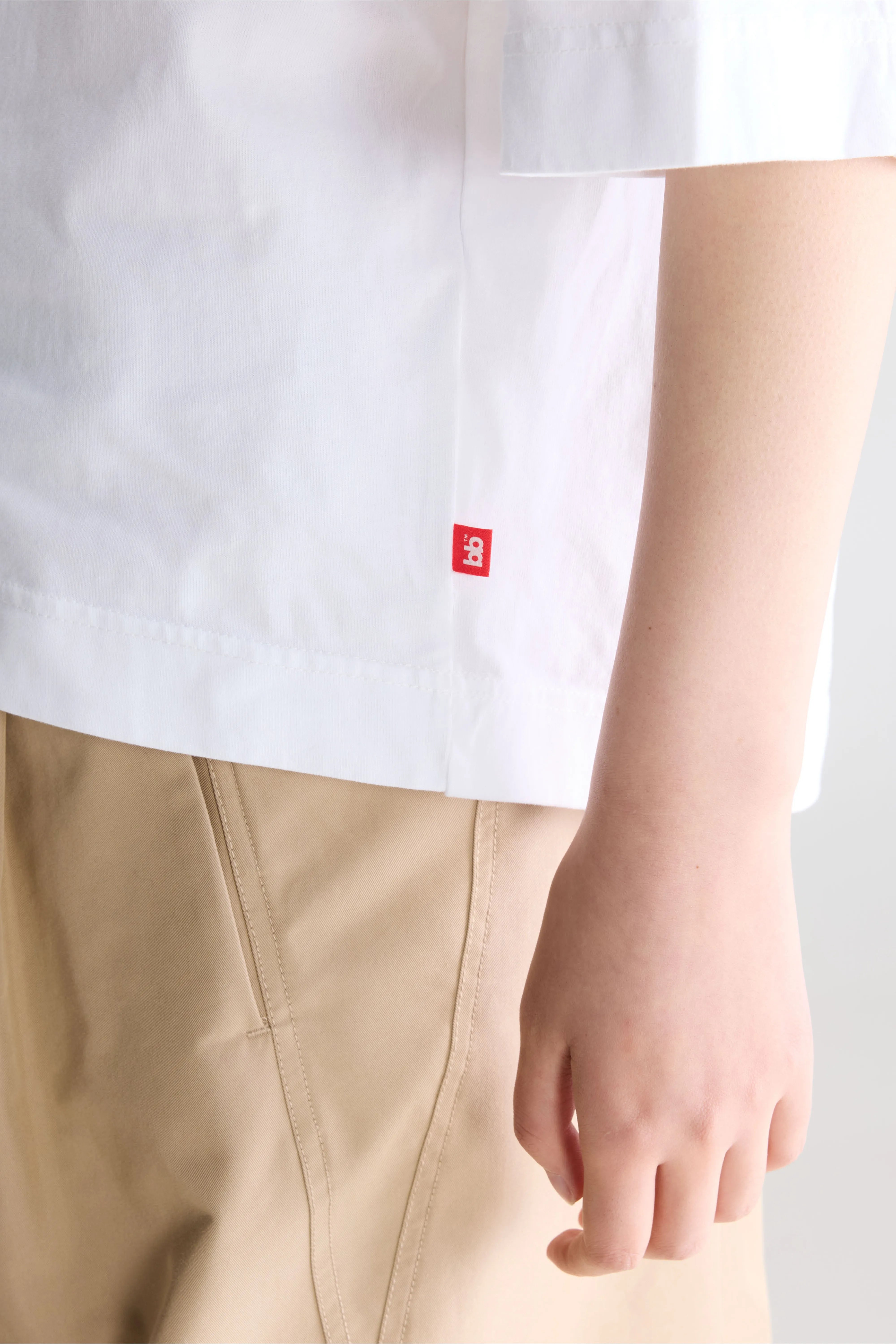 Fiore t-shirt met korte mouwen (261 / W / WHITE)