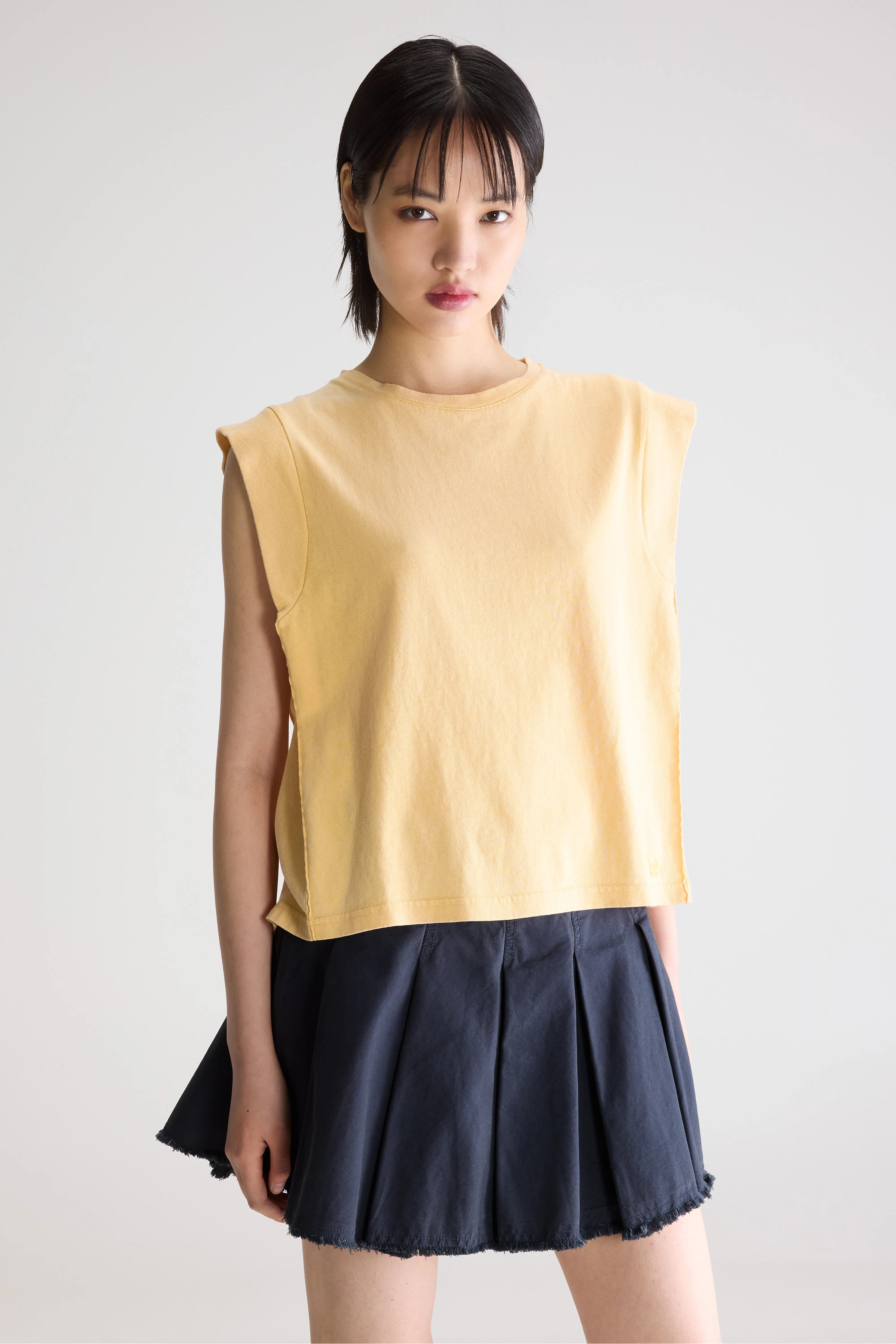 Vruno Mouwloos T-shirt - Sunlight Voor Dames | Bellerose