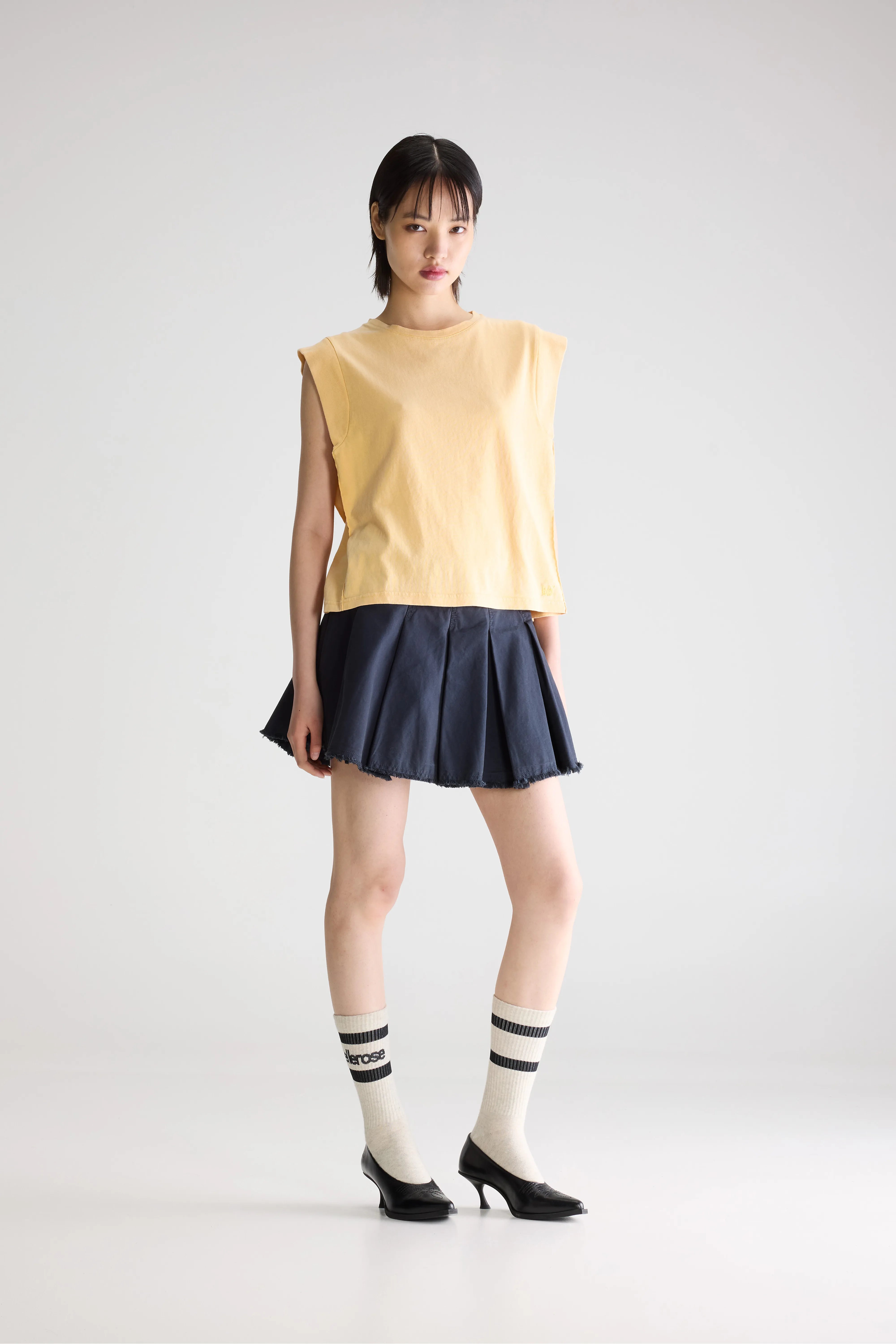 Vruno Mouwloos T-shirt - Sunlight Voor Dames | Bellerose