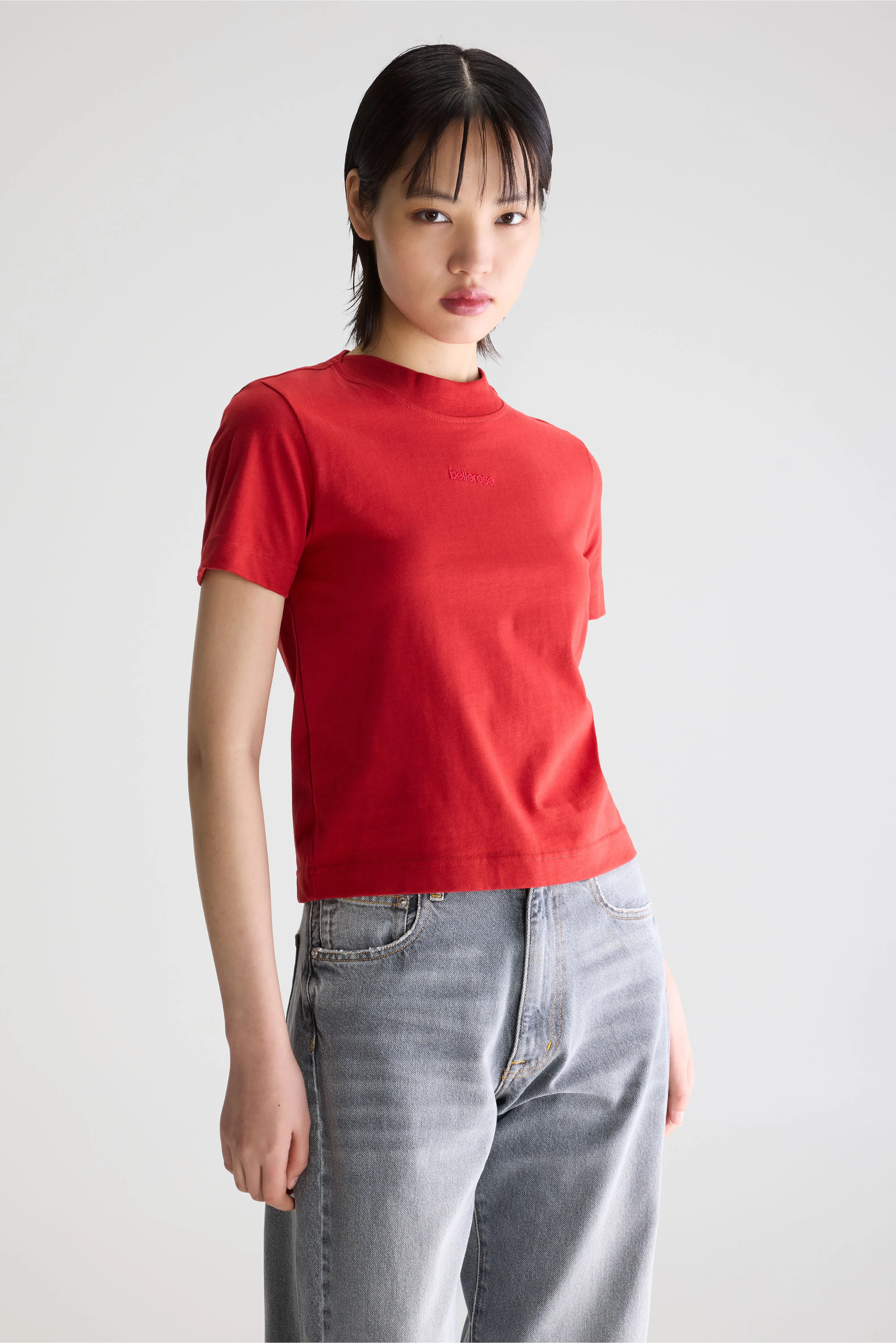 T-shirt Slim Flec - Ecarlate Pour Femme | Bellerose