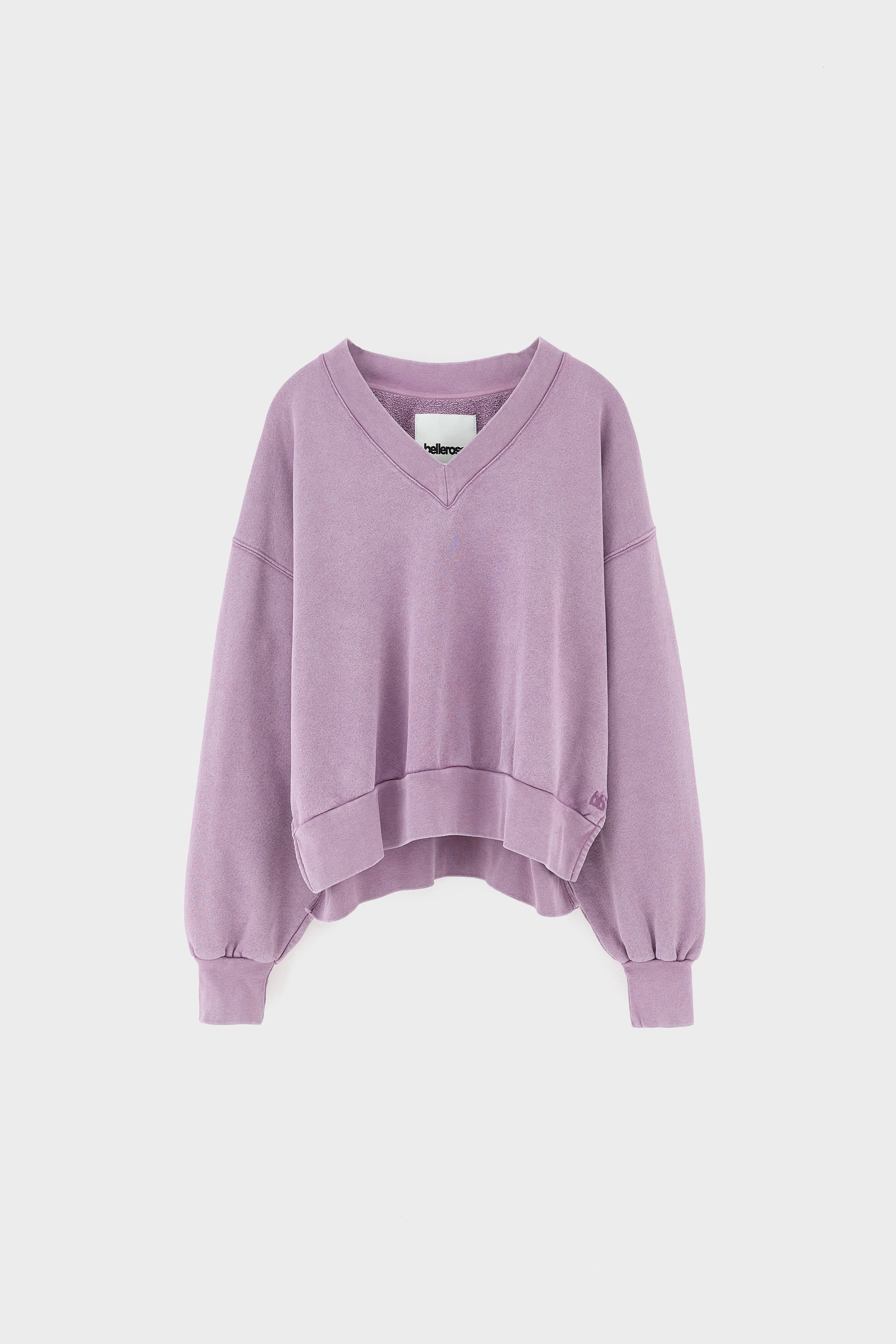 Sweatshirt col V Varola (261 / W / CROCUS)