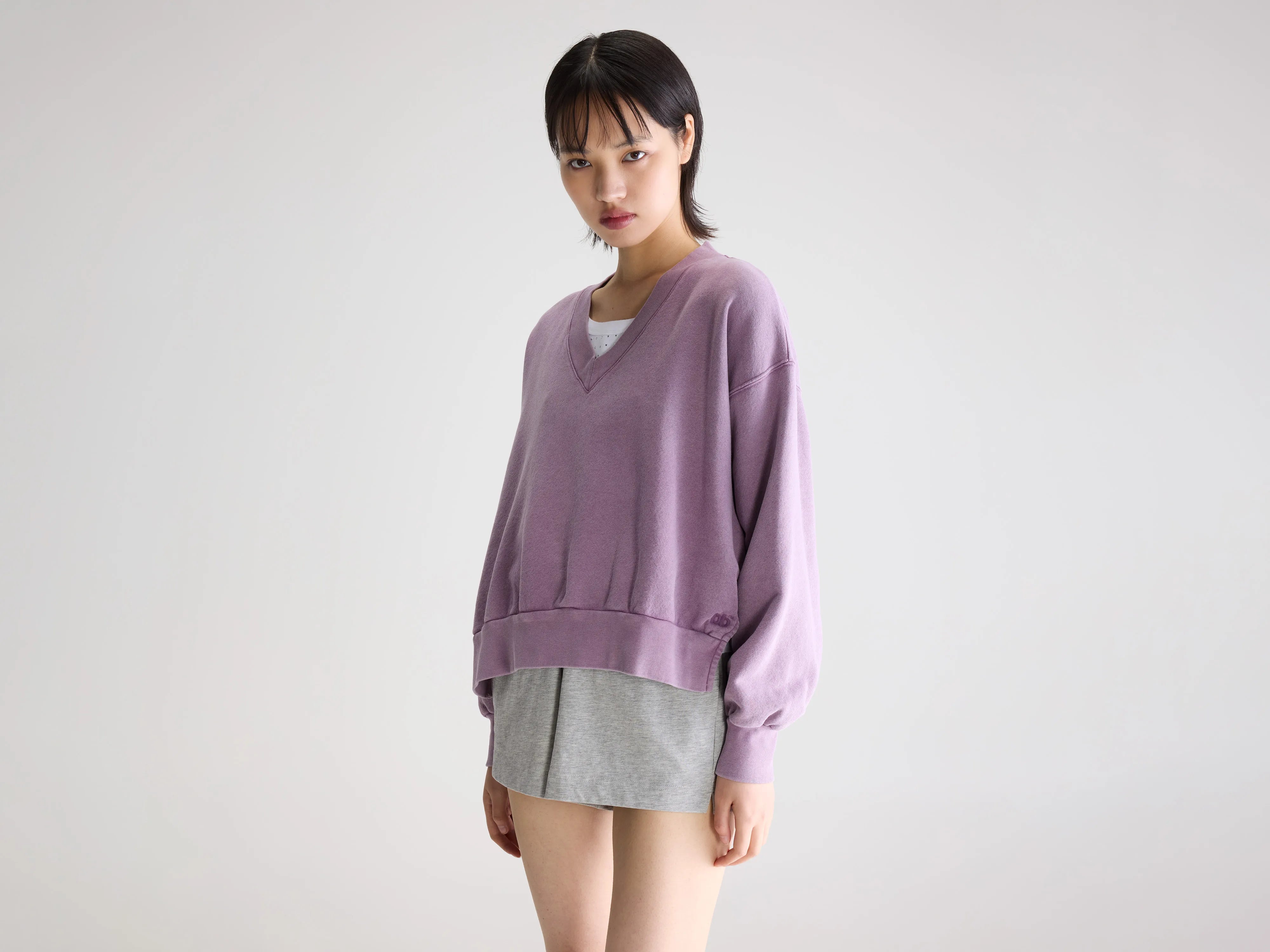 Sweatshirt col V Varola (261 / W / CROCUS)