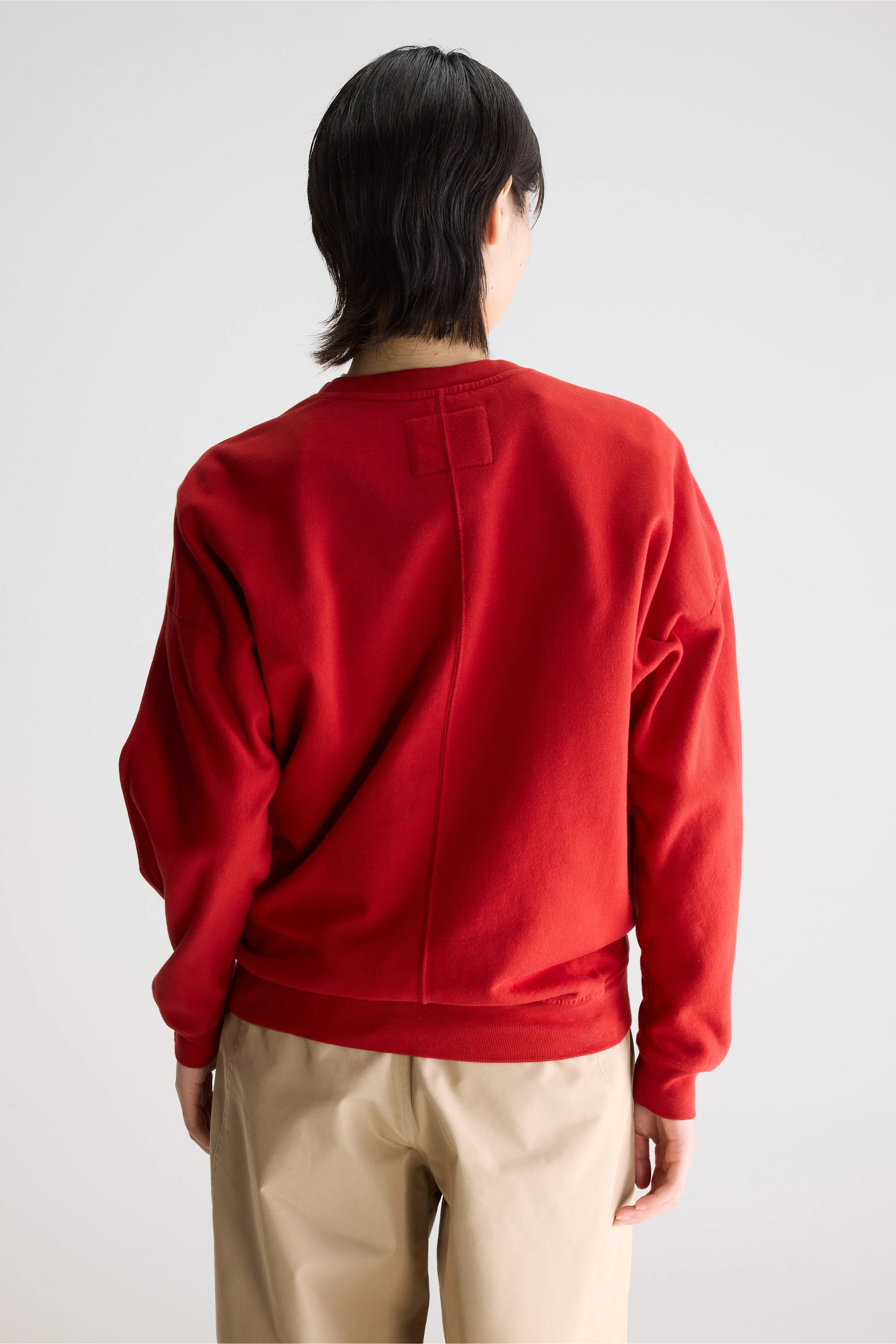 Sweatshirt Col Rond Fuego - Ecarlate Pour Femme | Bellerose