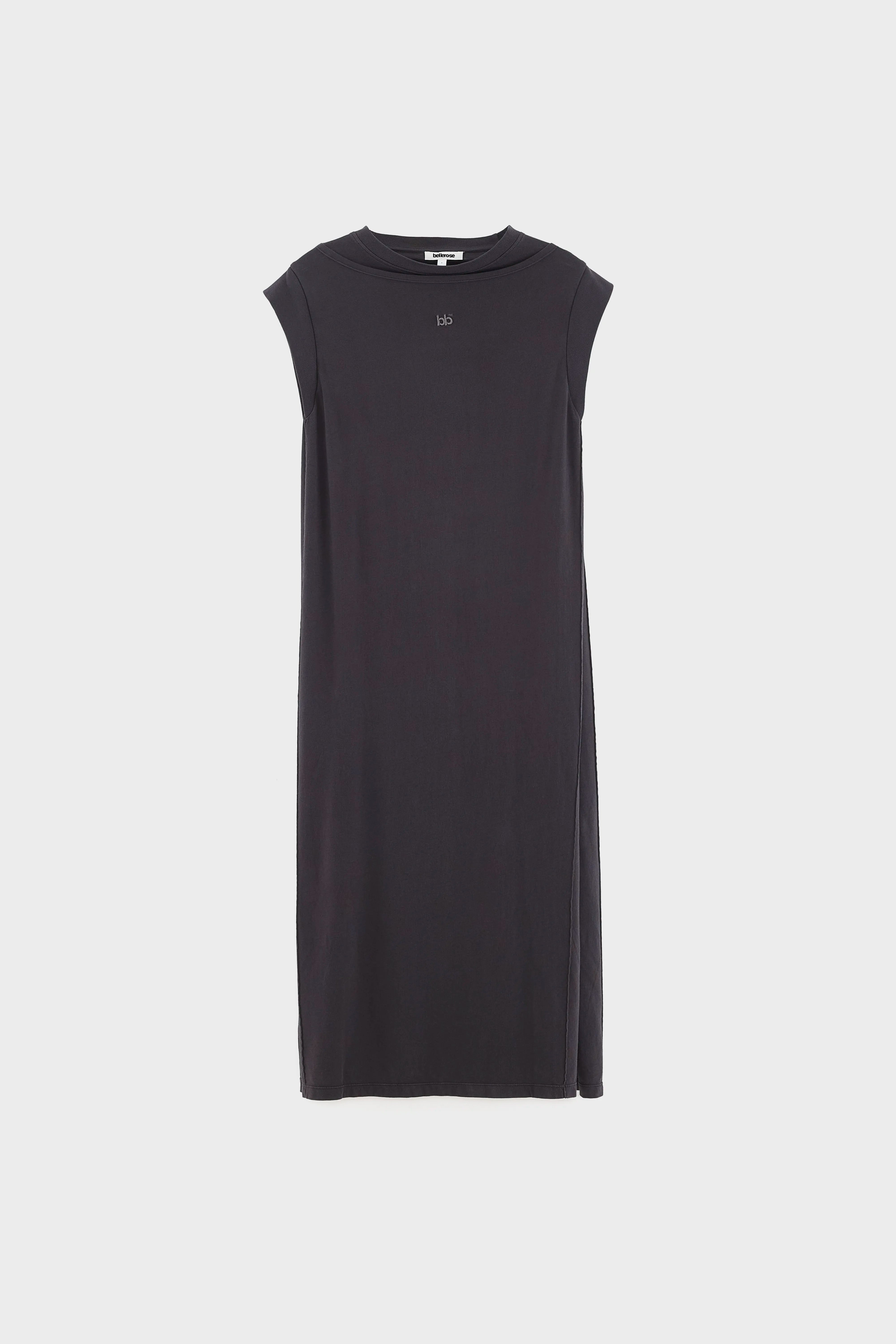 Robe longue en jersey Cling (261 / W / BLACK SAND)