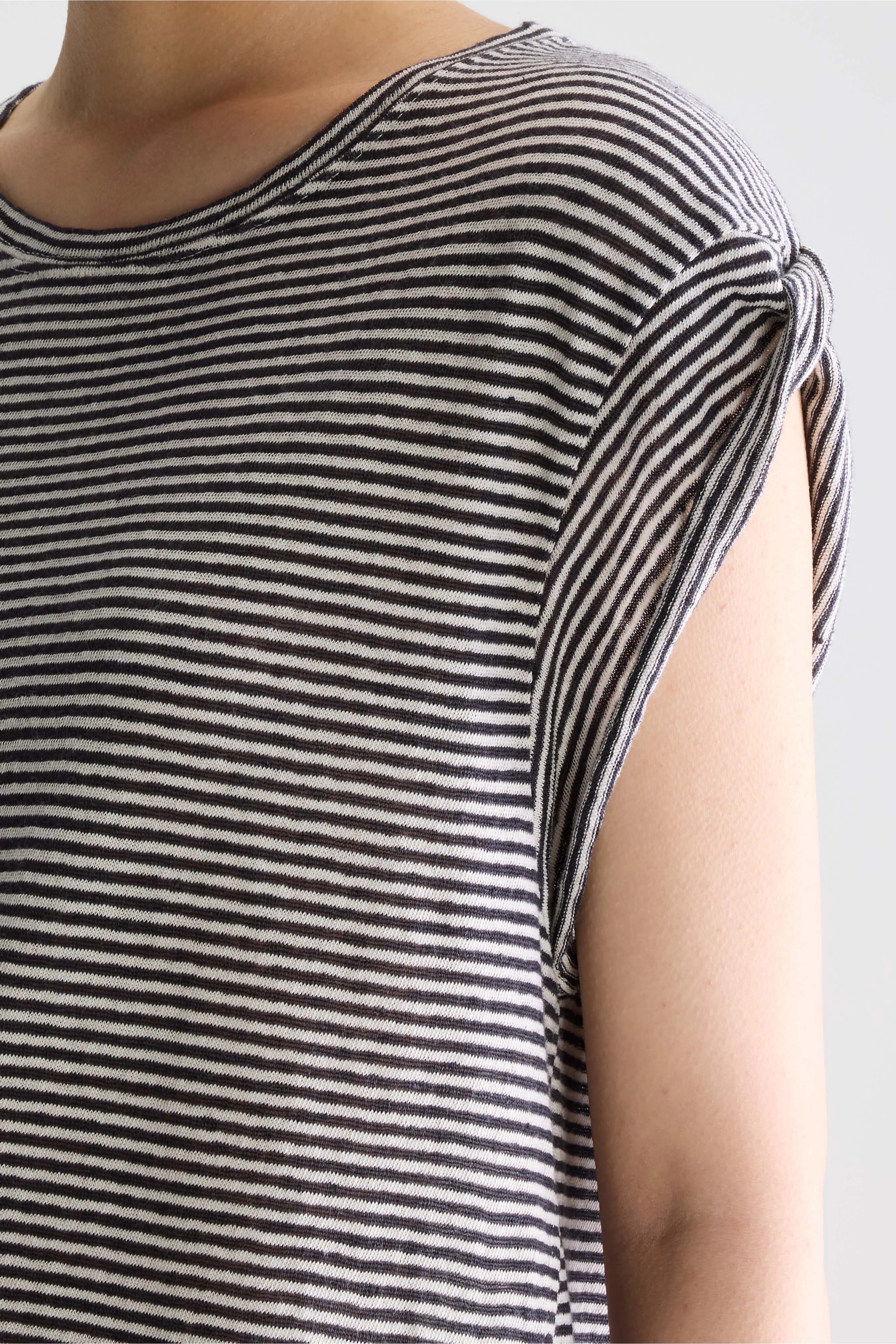 Vlyn T-shirt Met Ronde Hals - Stripe a Voor Dames | Bellerose