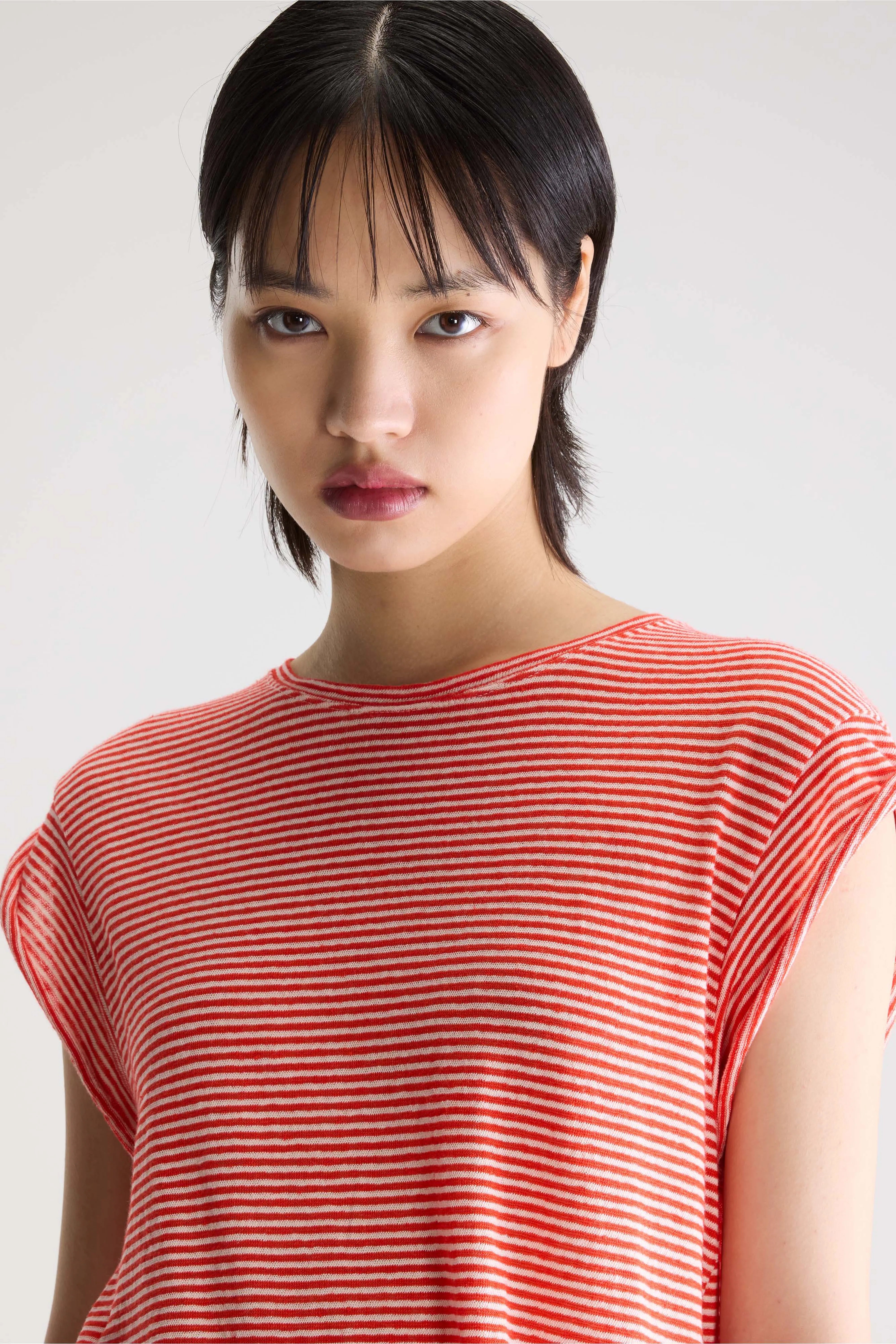 Vlyn T-shirt Met Ronde Hals - Stripe b Voor Dames | Bellerose