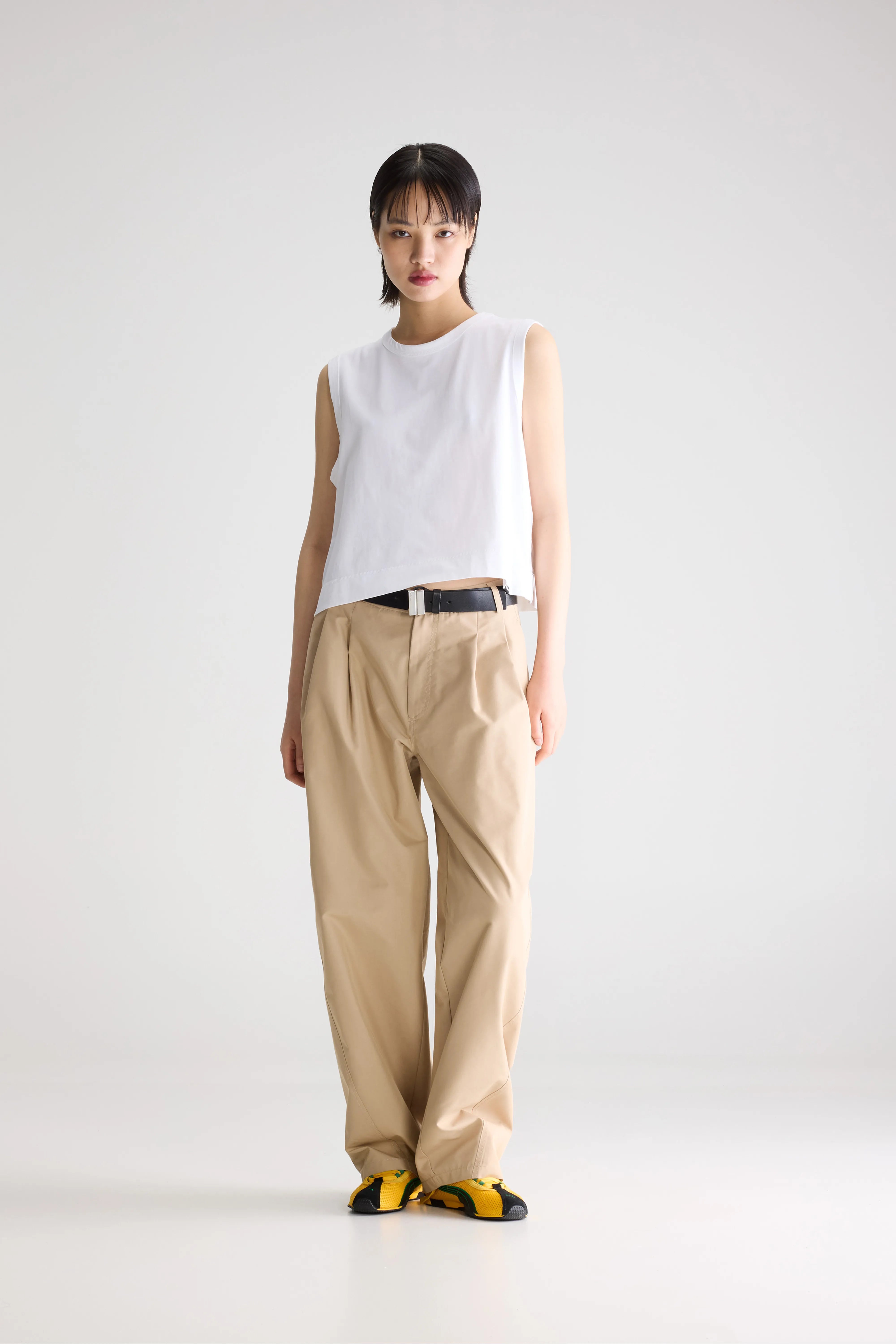 Cuare Regular Tank Top - White For Women | Bellerose