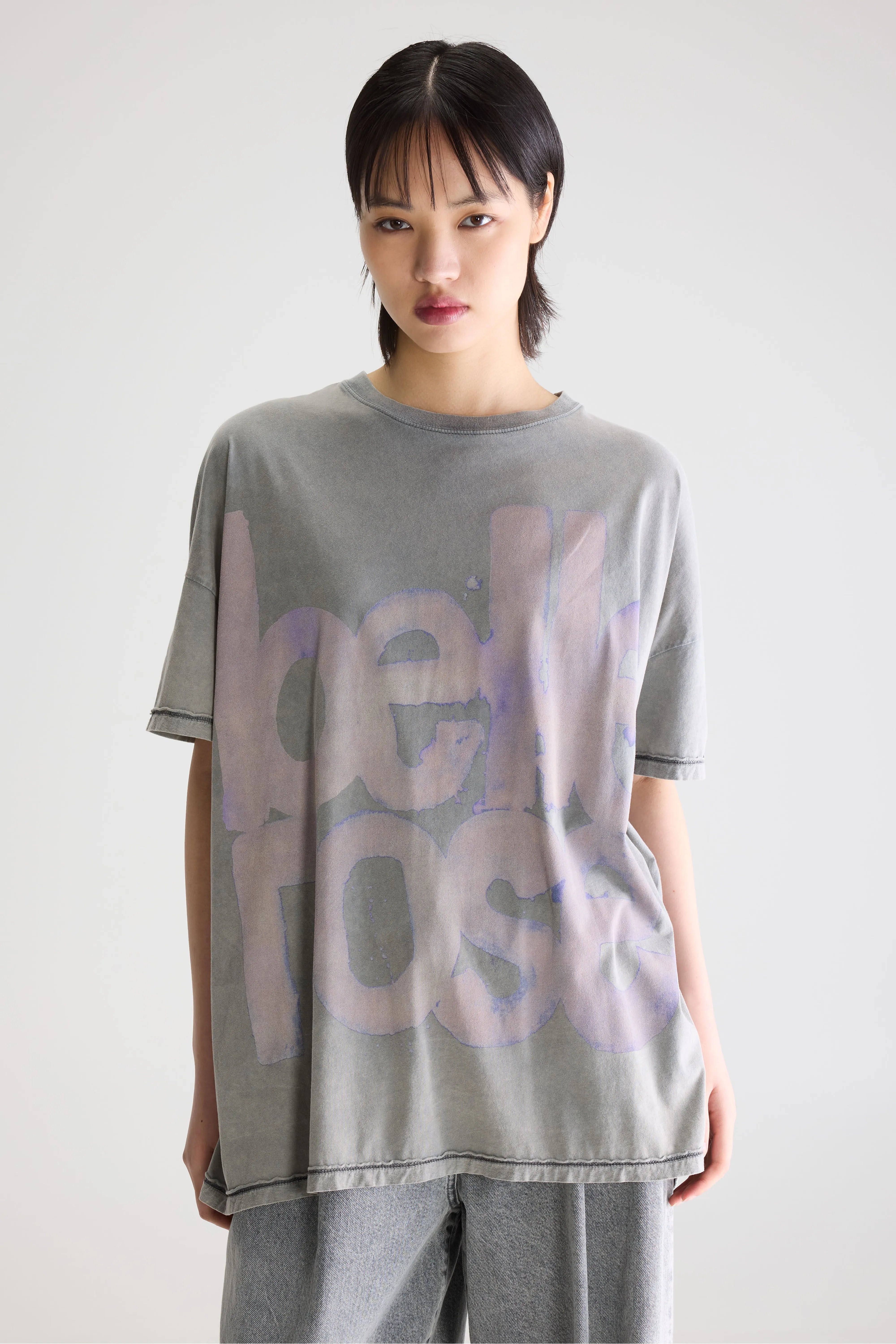 T-shirt À Manches Courtes Fobell - Black sand Pour Femme | Bellerose