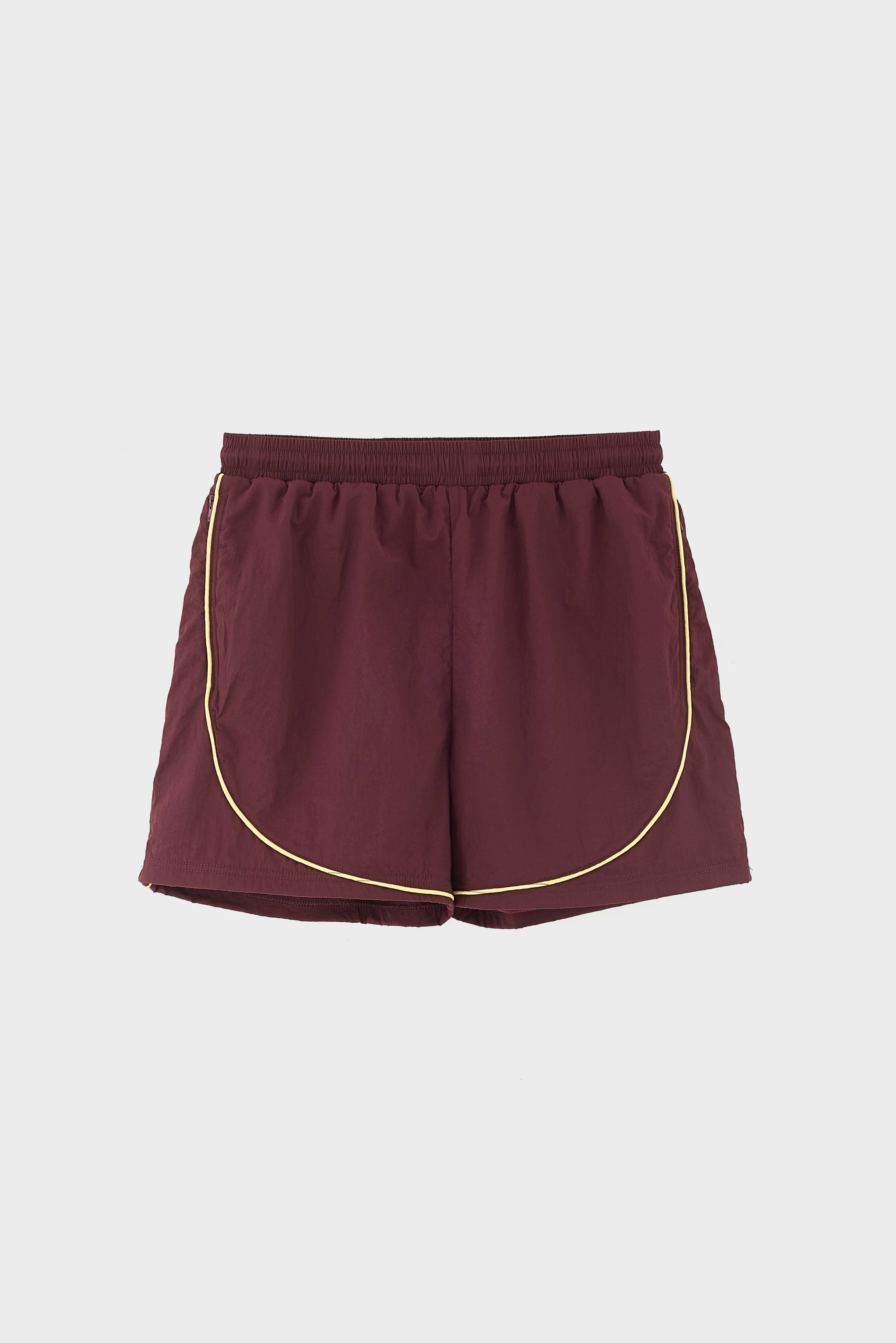 Tinto Sportieve Nylon Shorts - Wine Voor Dames | Bellerose