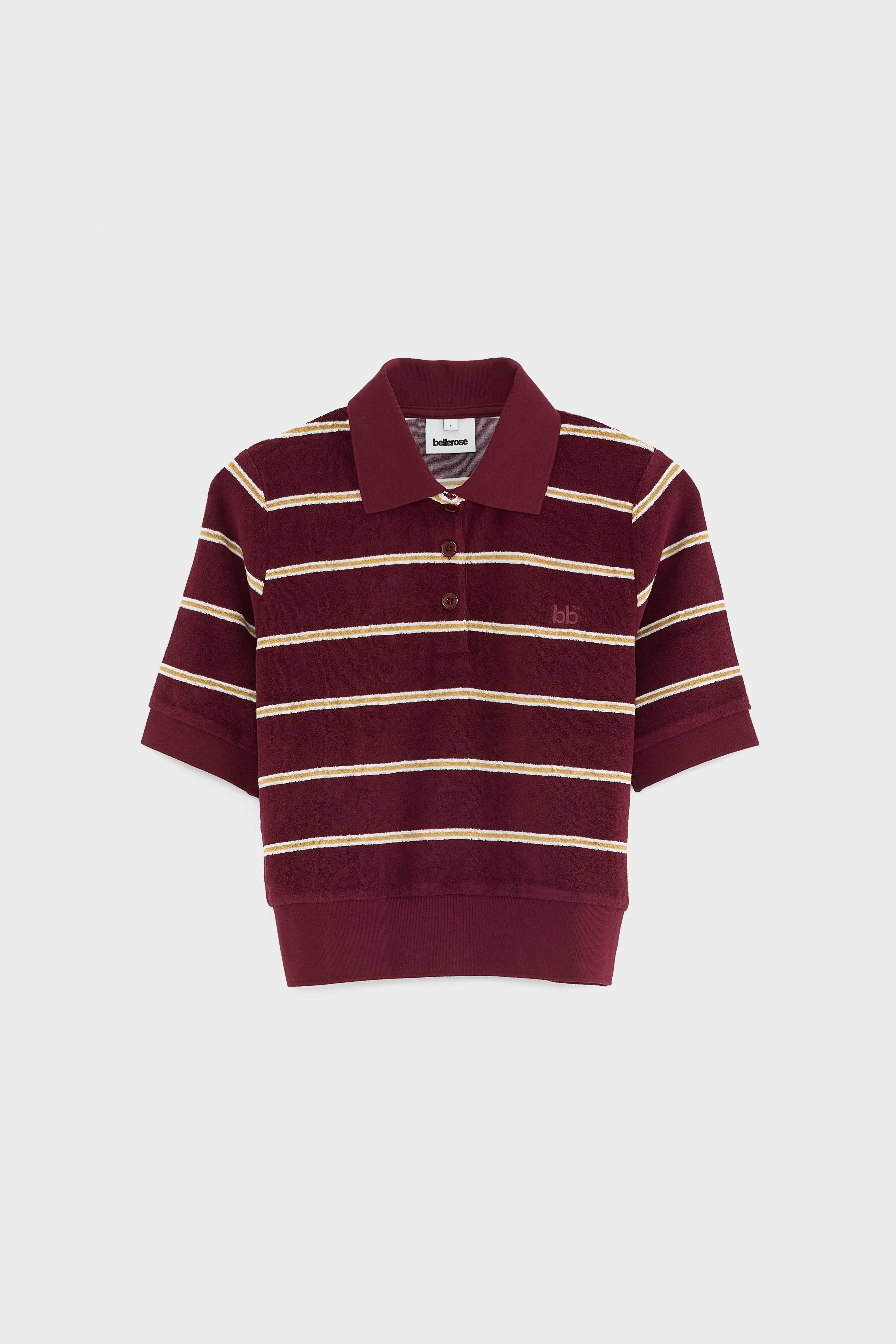 Crixus polo in badstof (261 / W / STRIPE A)