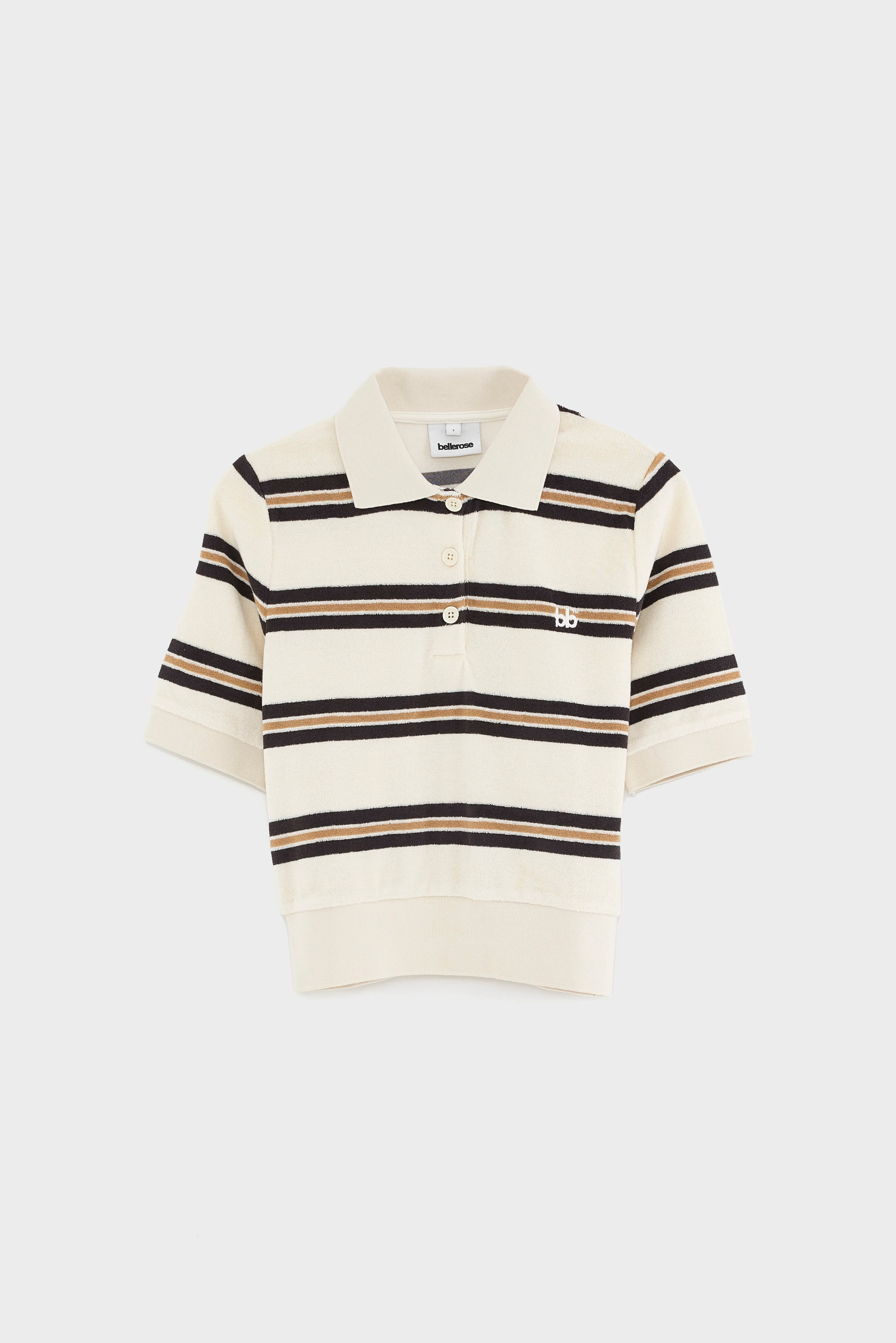 Crixus terry polo (261 / W / STRIPE B)