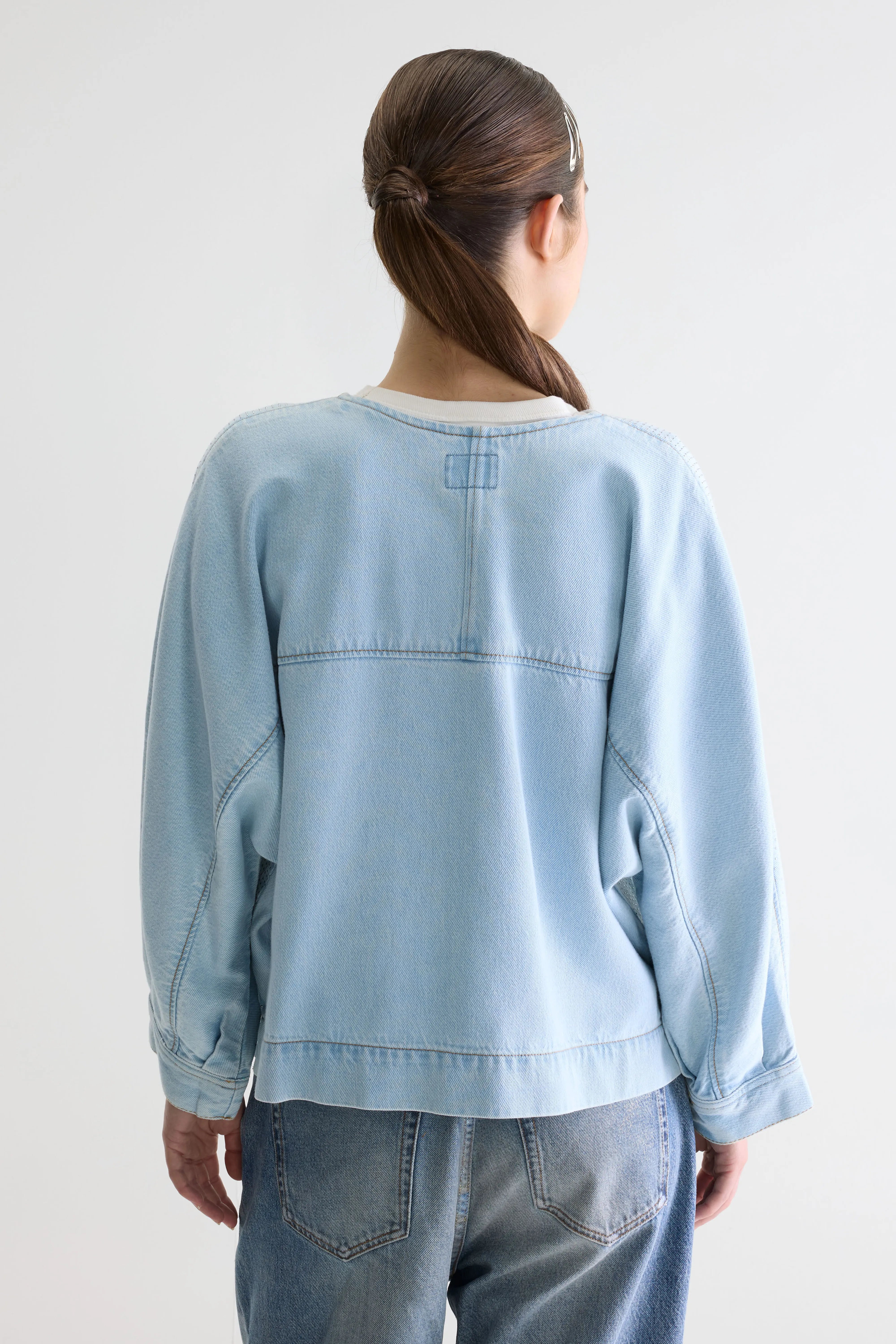 Pinda Denim Blouse - Bleach For Women | Bellerose