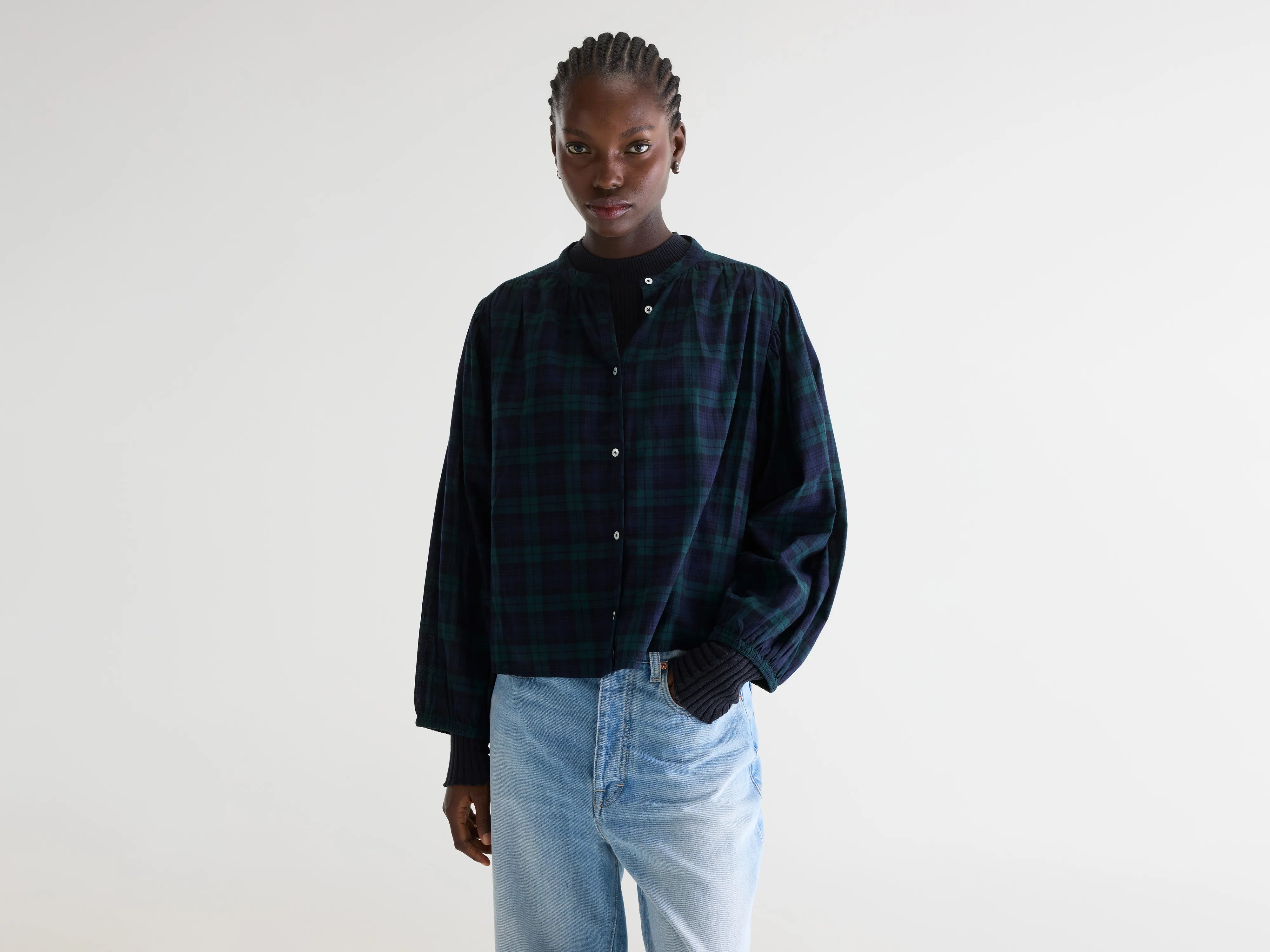 Cherry geruite blouse (261 / W / CHECK A)