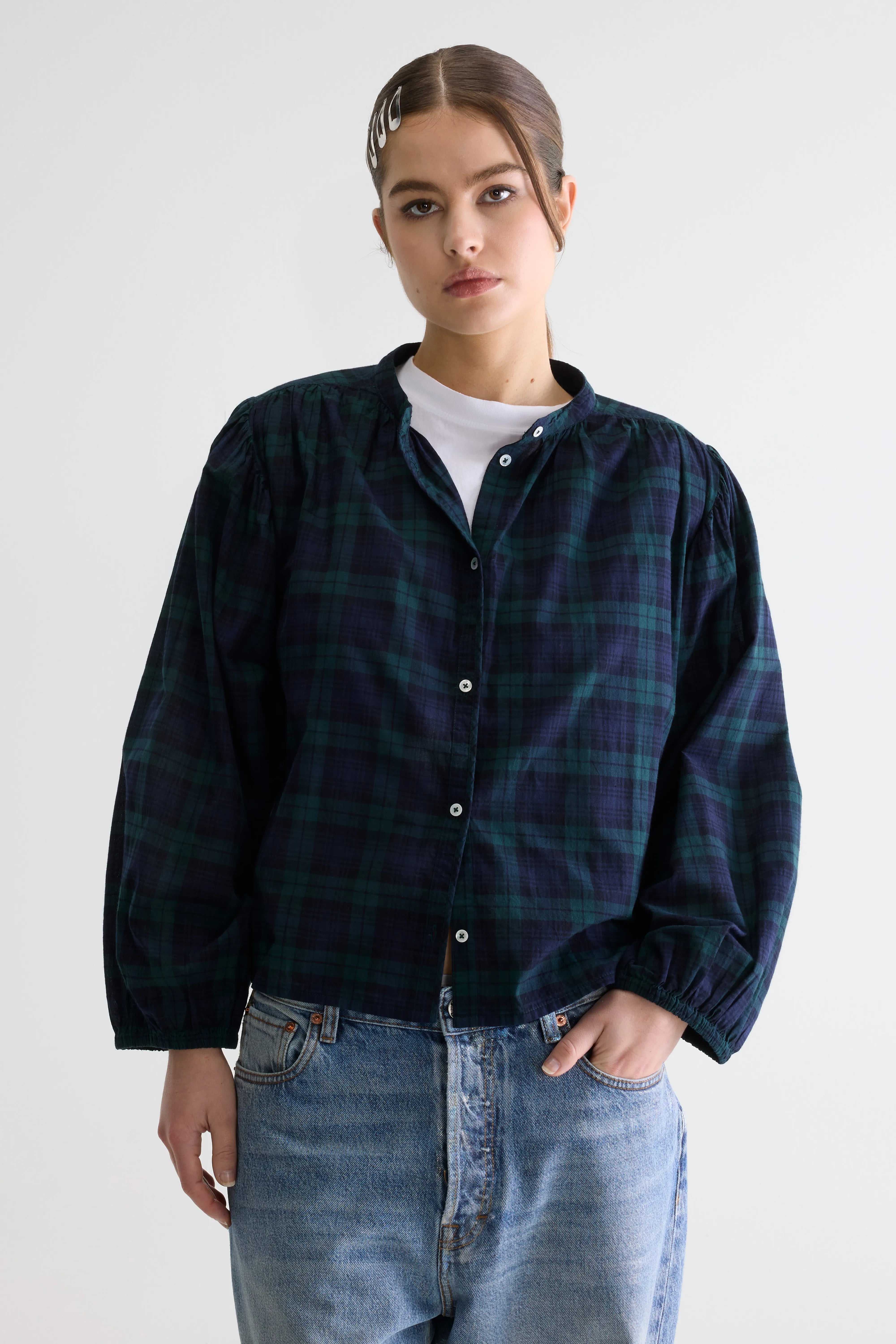 Resurrection WOMENS Checkシャツ Iron Heart Ultra-Heavy Snap Buttoned Flannel - IHSH-377-RED