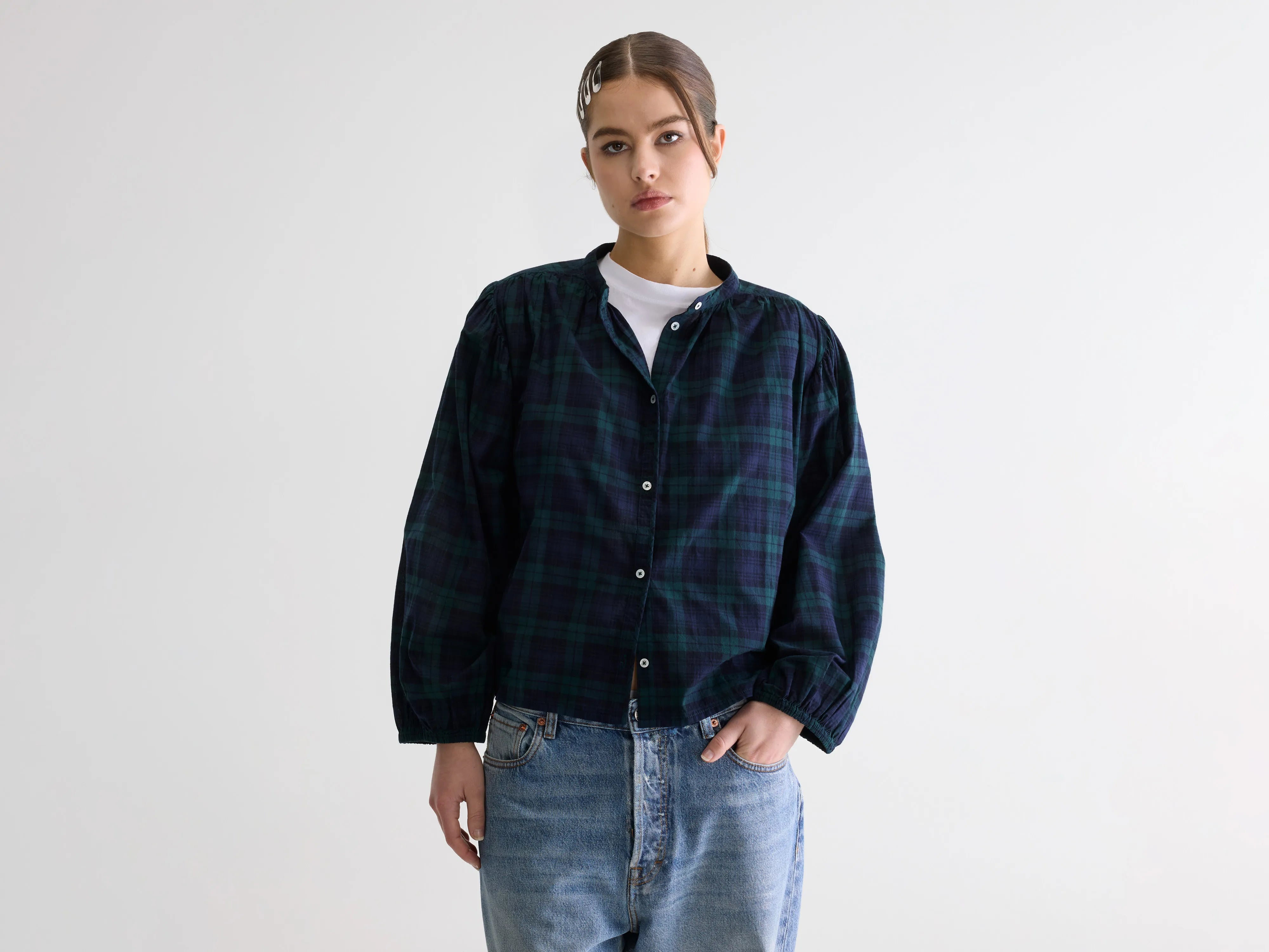 Blouse à carreaux Cherry (261 / W / CHECK A)