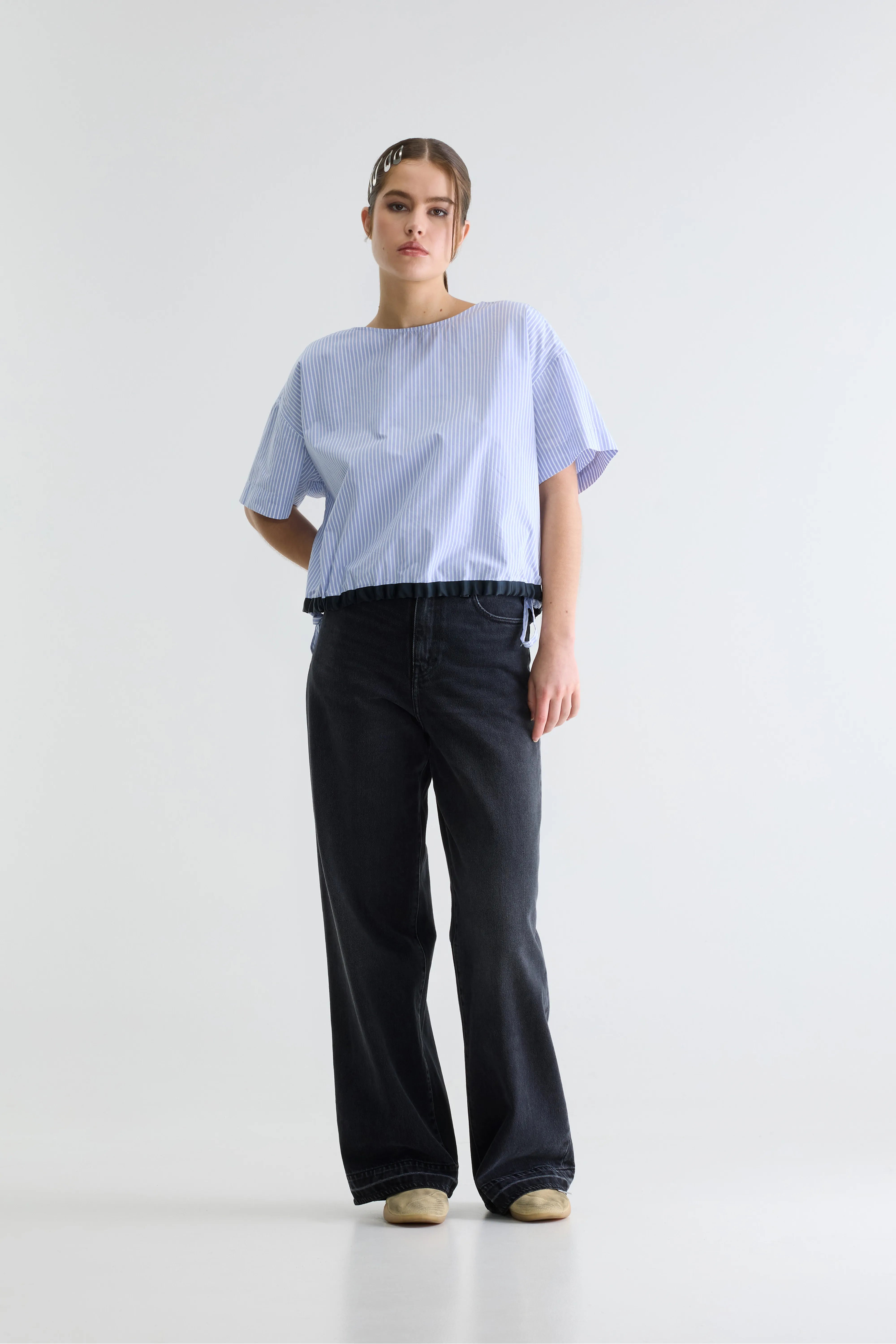 Gian Relaxed Blouse - Stripe f For Women | Bellerose