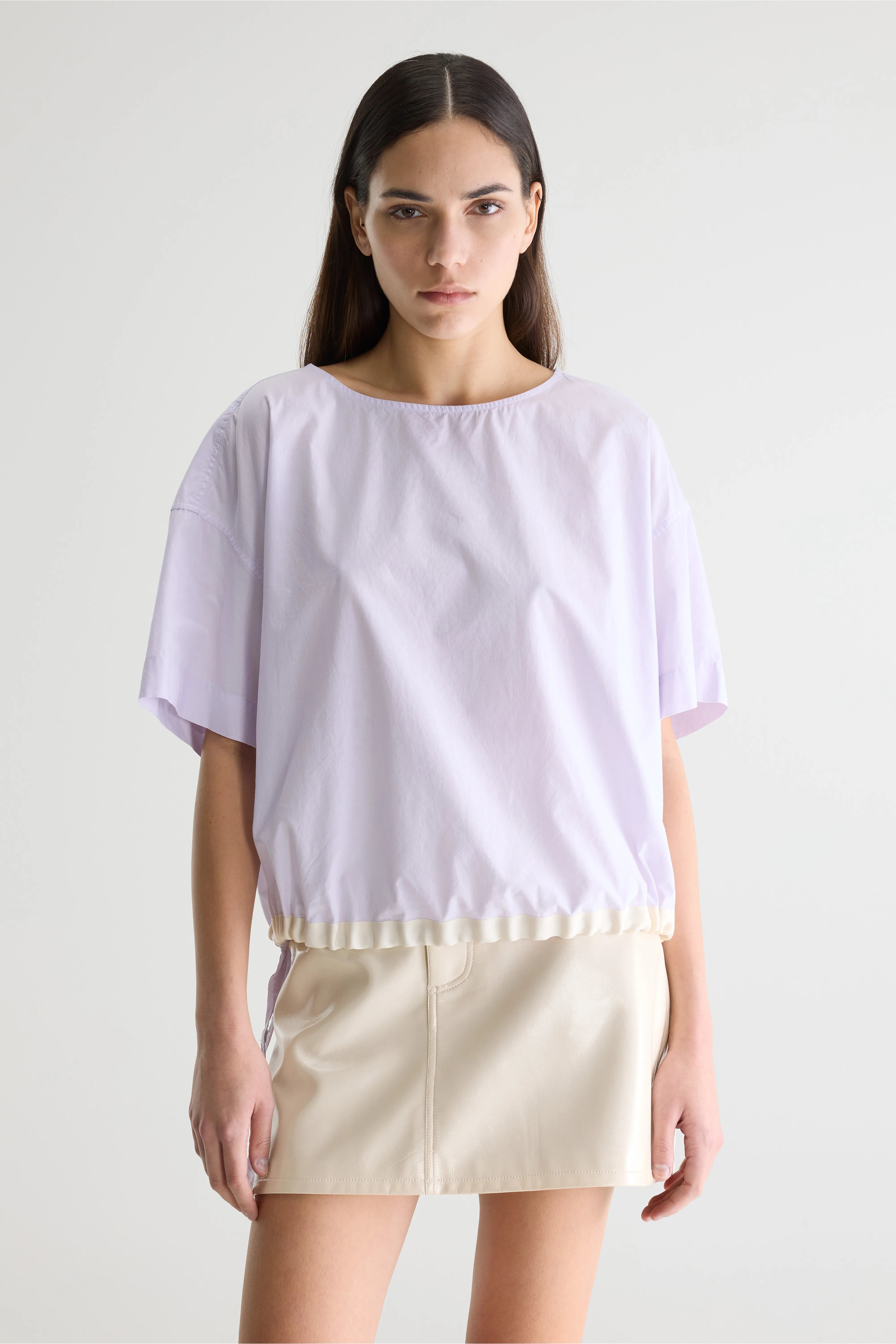 Gian Relaxte Blouse - Iris / White Voor Dames | Bellerose