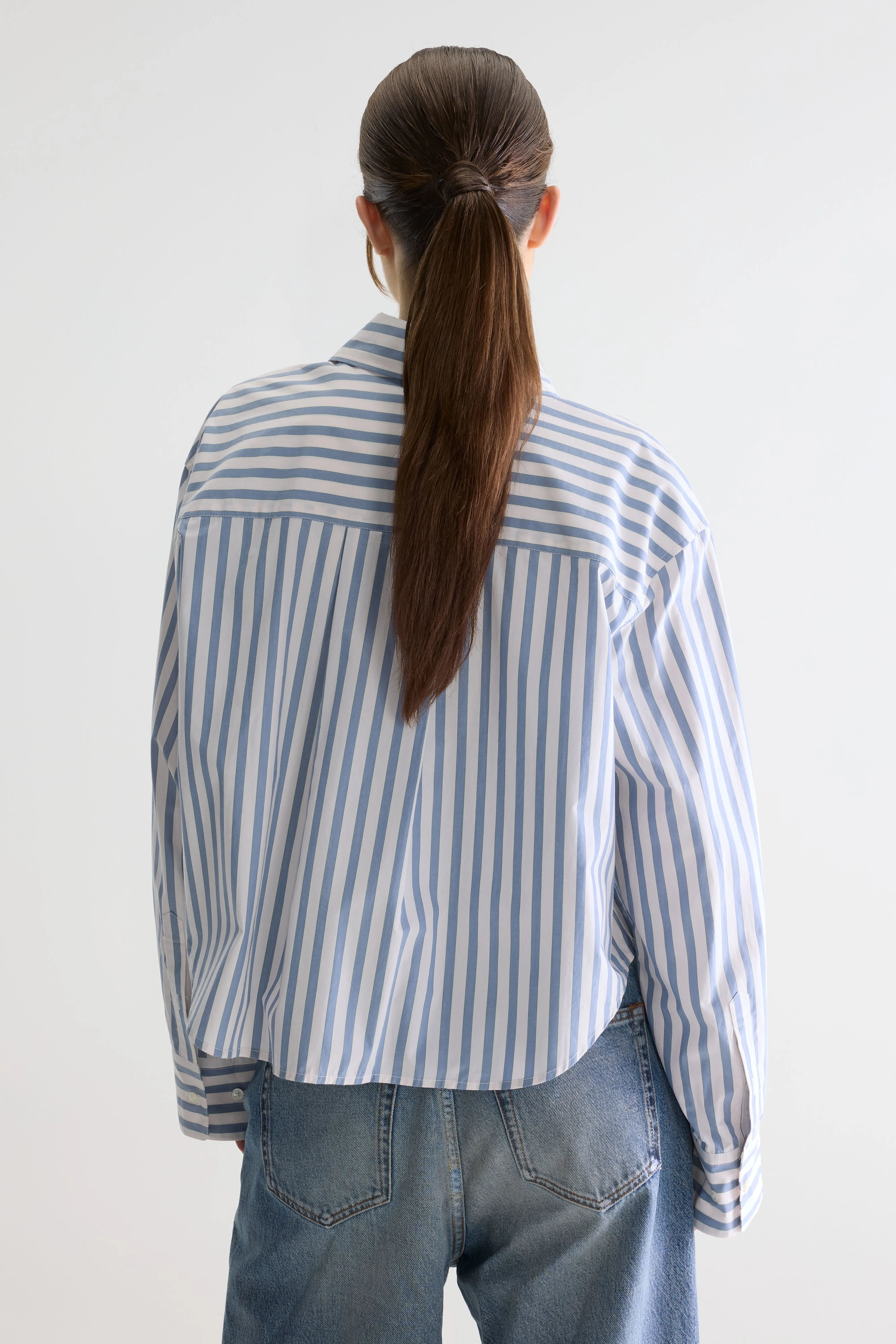 Johan Stripped Shirt - Blue shirt / Ecru / Mystic For Women | Bellerose