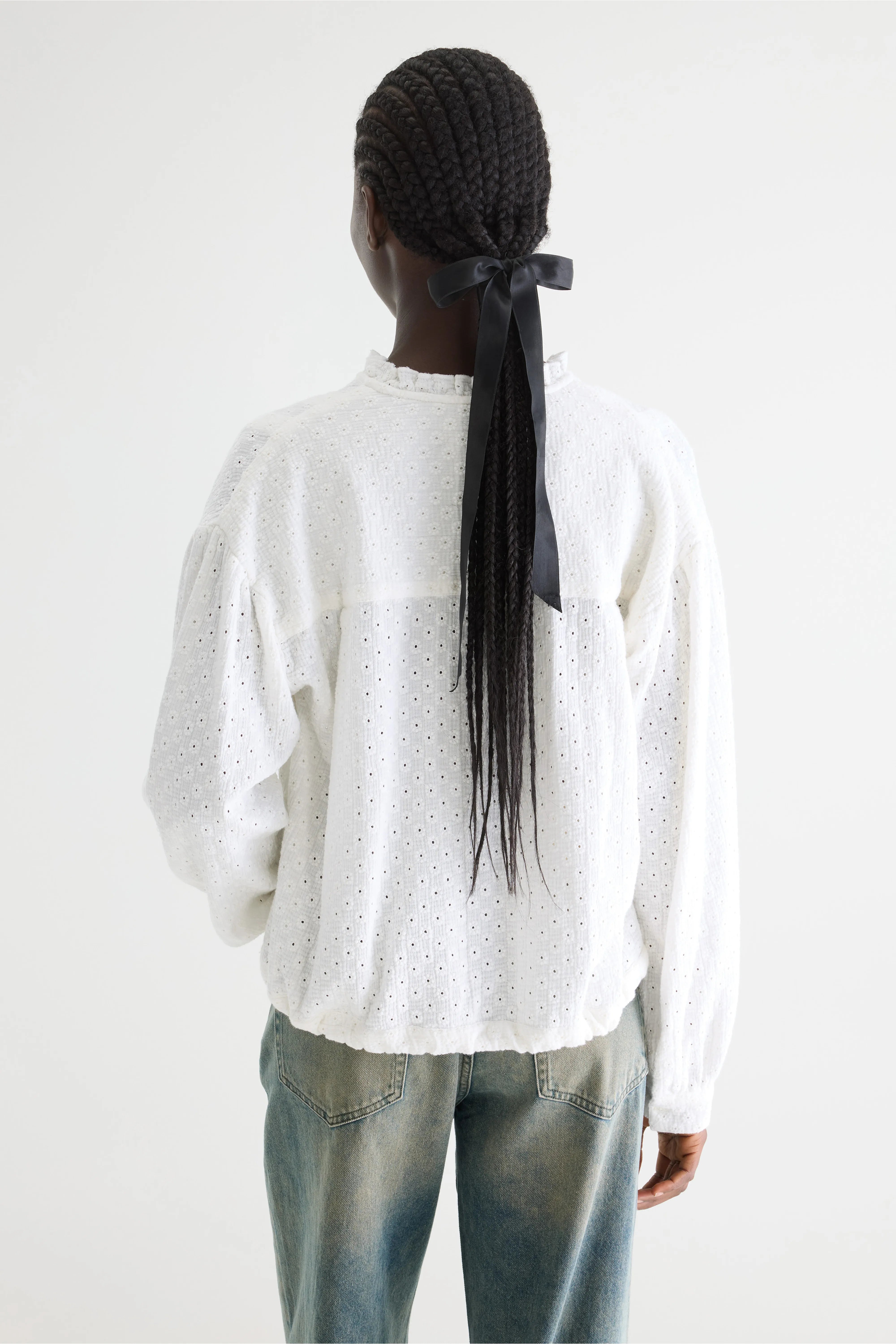 Chelsy embroidered blouse (261 / W / NATURAL)