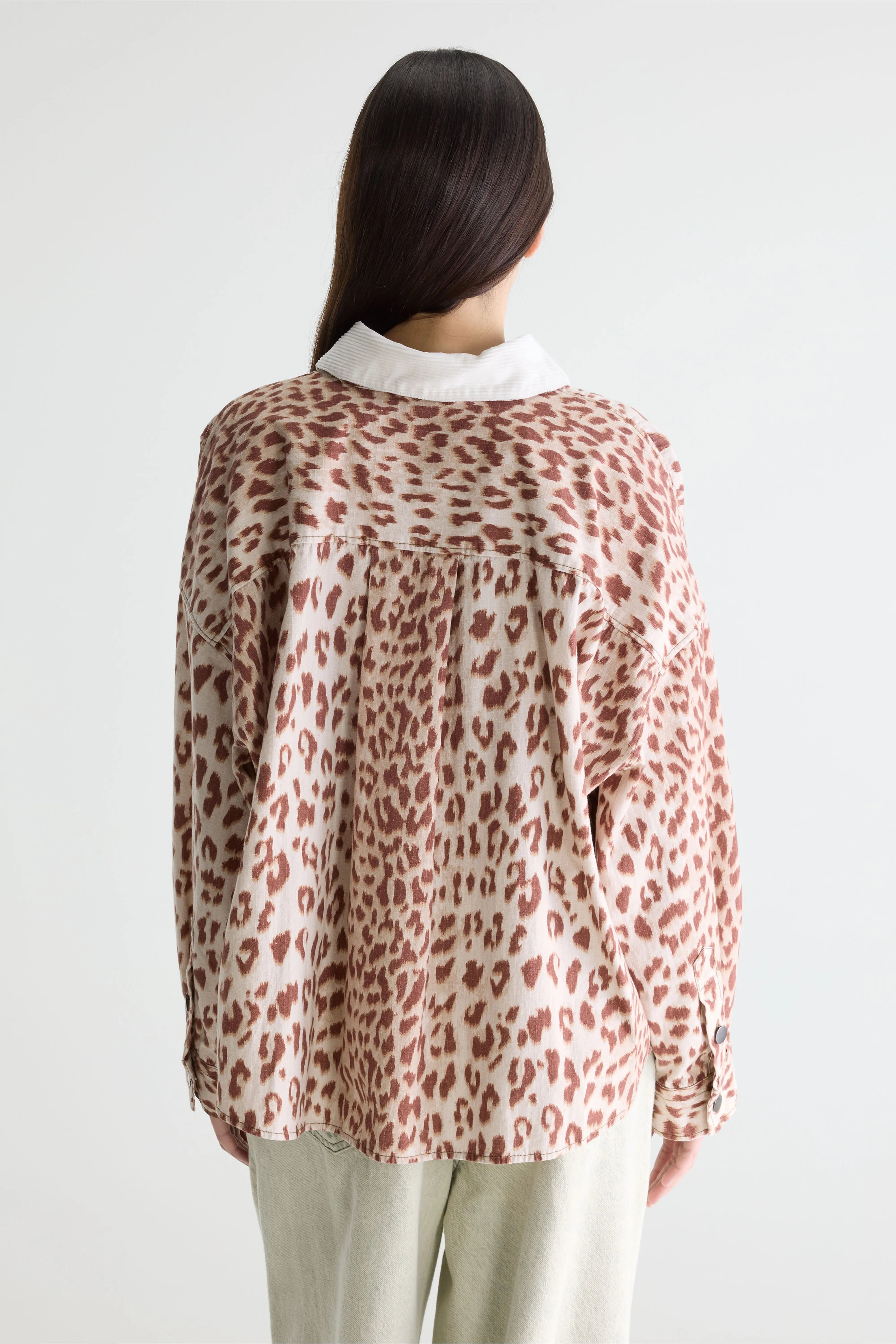 Wandy leopard-print overshirt (261 / W / COMBO A)